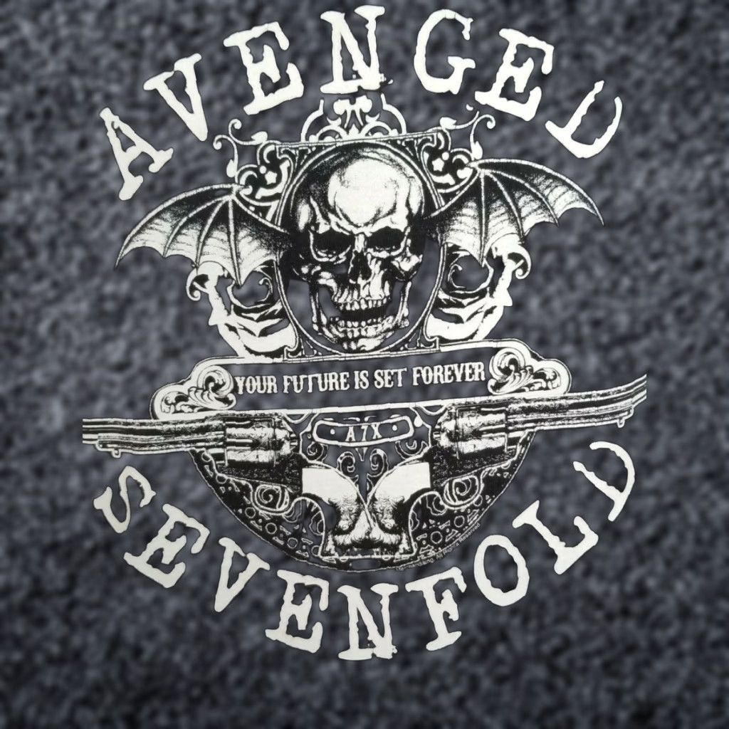 Vintage VINTAGE Avenged Sevenfold T-Shirt Mens XL Black Retro Crew Neck Short Sleeve Size US XL / EU 56 / 4 - 1 Thumbnail