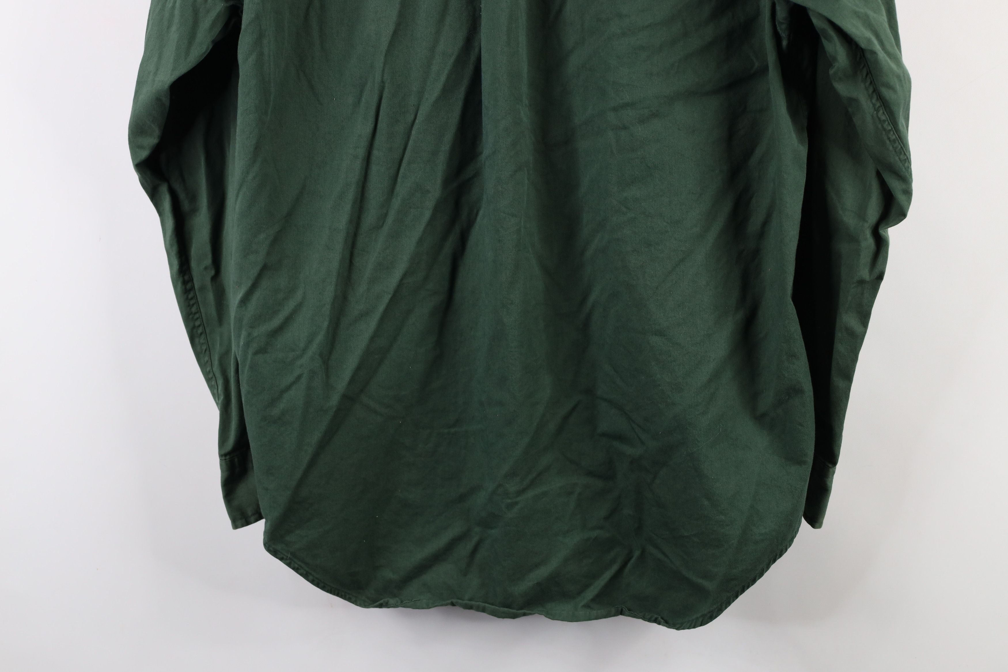 Nautica × Vintage Vintage 90s Nautica Button Down Shirt Green Cotton USA Size US M / EU 48-50 / 2 - 15 Thumbnail