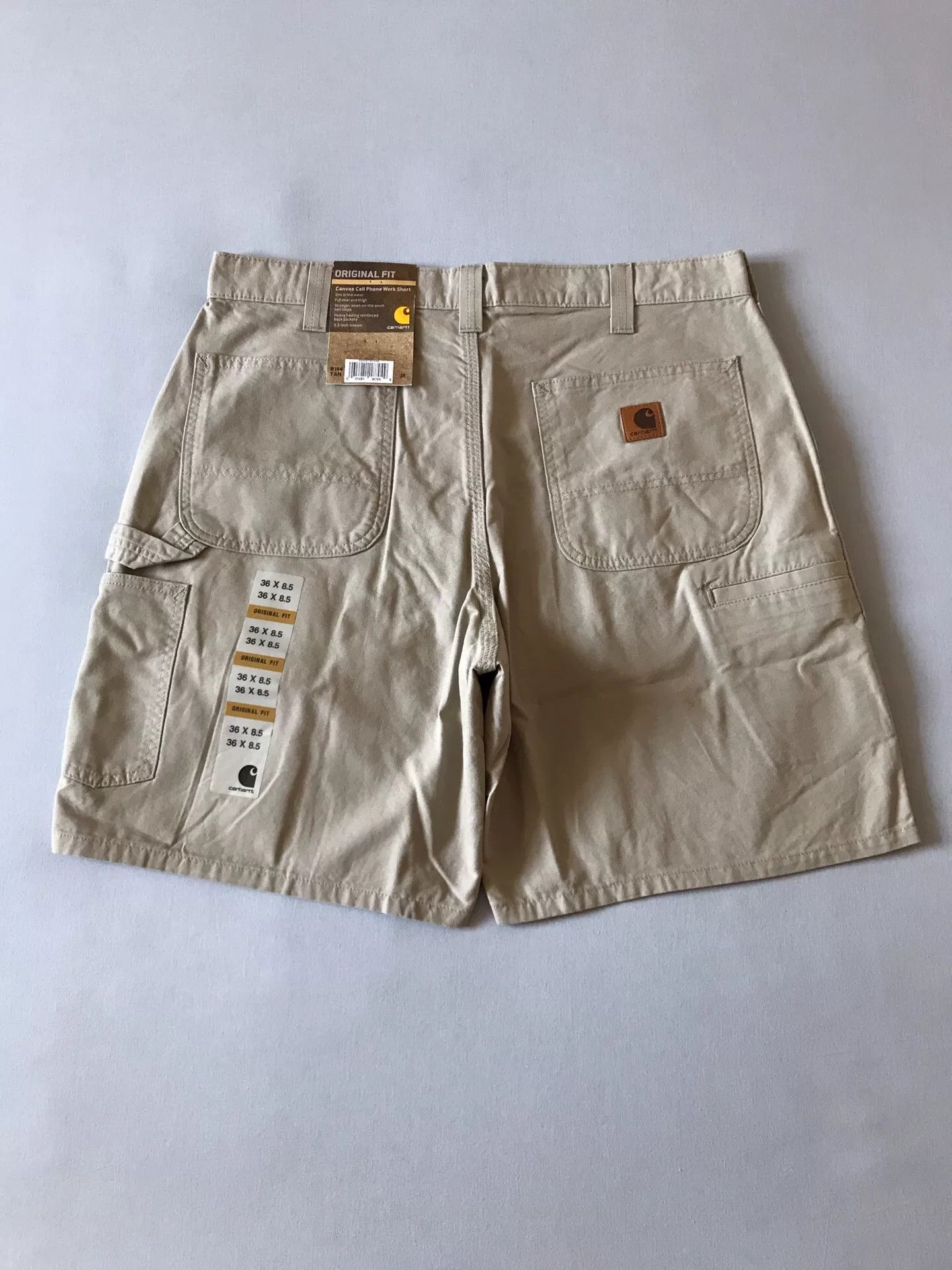 Carhartt Carhartt B144 Tan Work Shorts Size US 36 / EU 52 - 1 Thumbnail