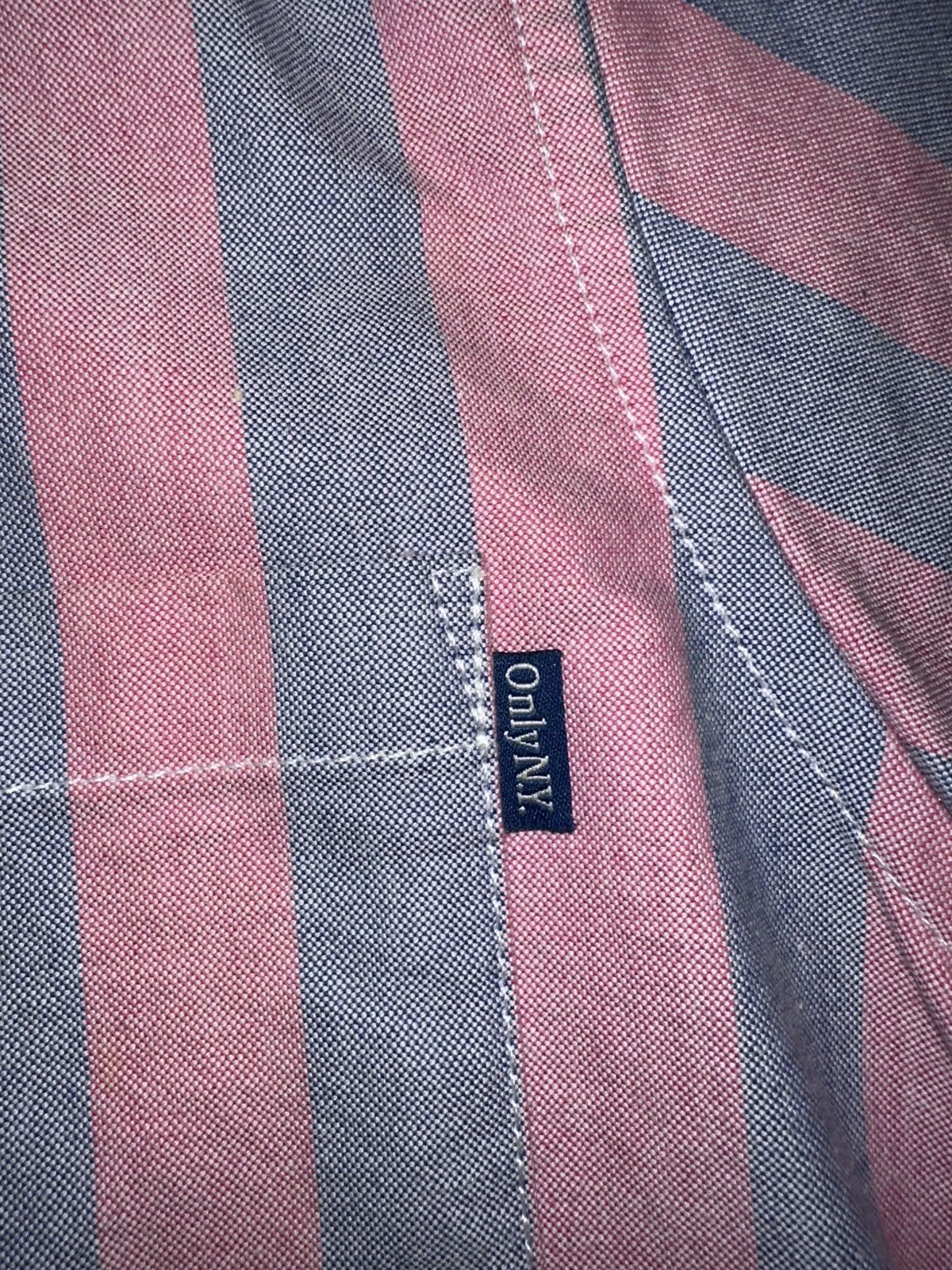 Only NY Only NY Striped Short Sleeve Button Up size Small ( Size US S / EU 44-46 / 1 - 3 Thumbnail