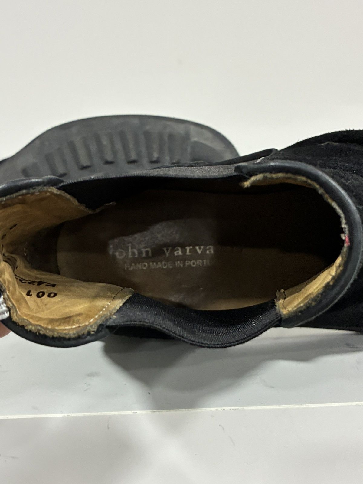 John Varvatos Black suede sharpei boot 8.5 Size US 8.5 / EU 41-42 - 13 Thumbnail