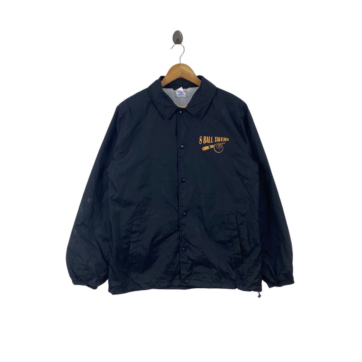 Vintage Vintage UNITED ATHLE 8 BALL Tavern Coach Jacket Snap Button Size US M / EU 48-50 / 2 - 1 Thumbnail