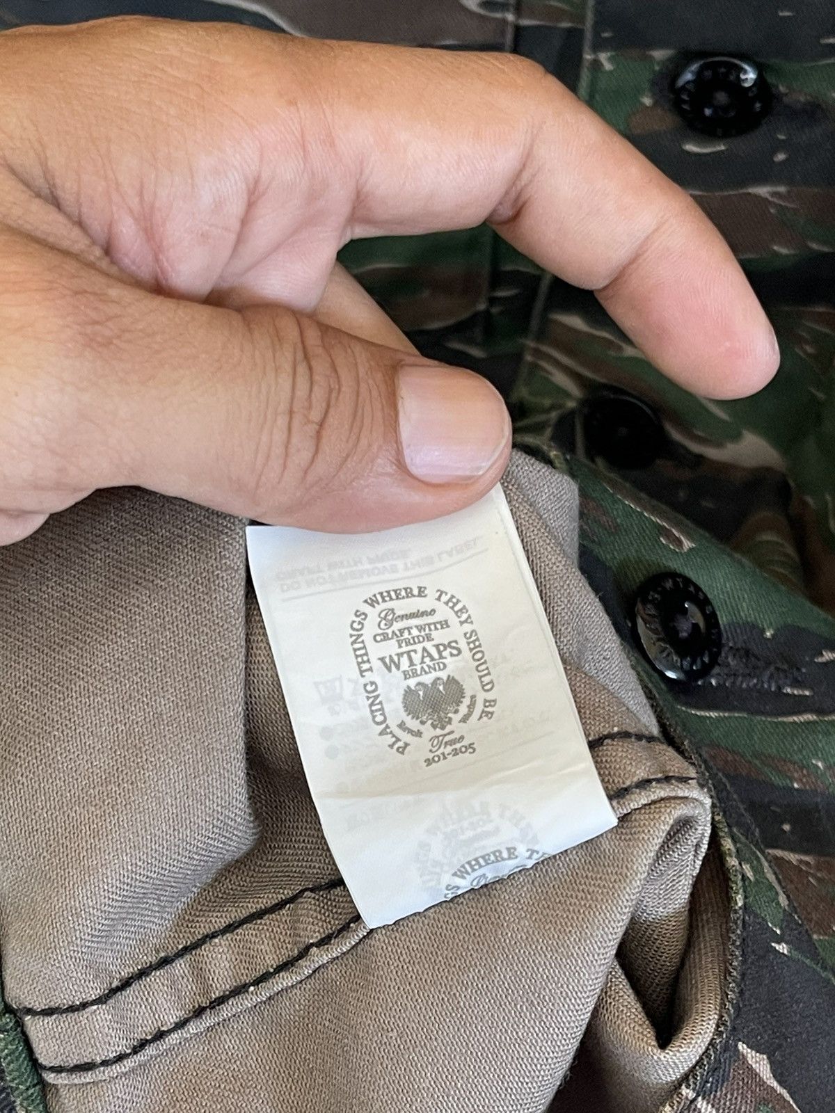 Wtaps WTPAS NON TIGER CAMO Size US M / EU 48-50 / 2 - 10 Thumbnail