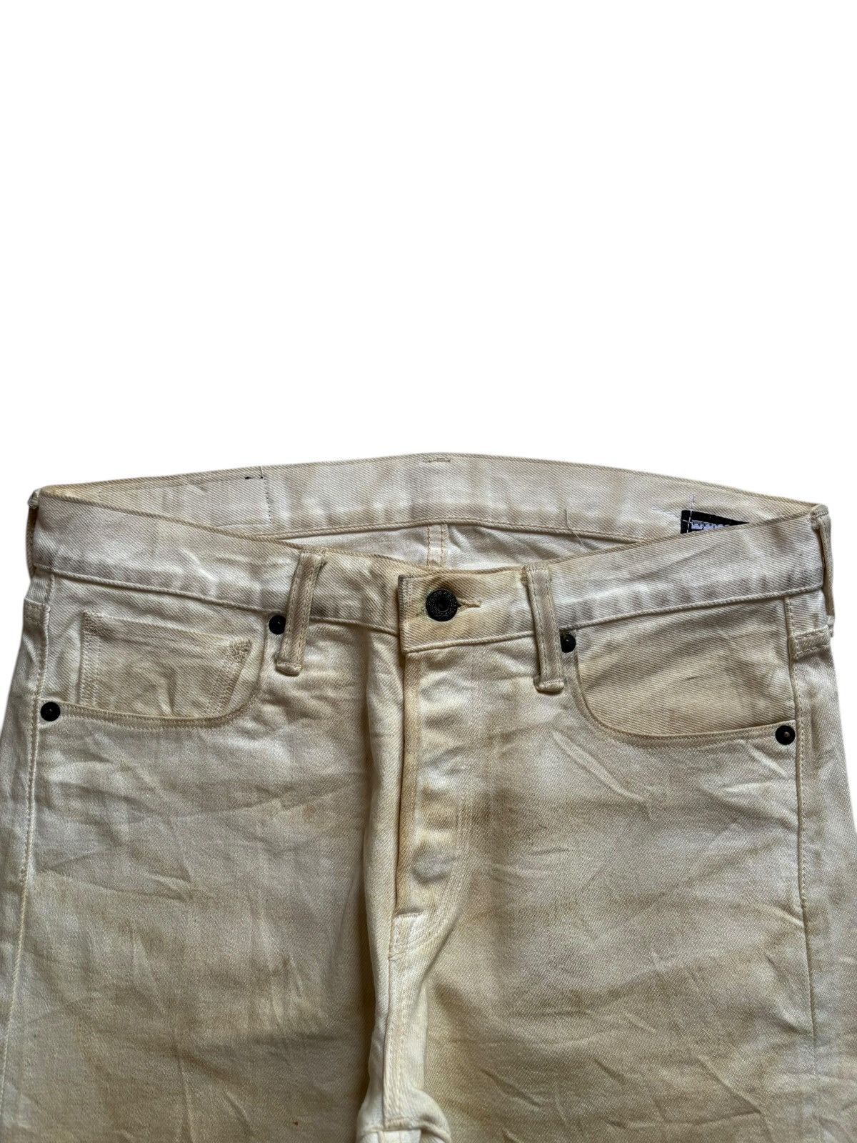 Japanese Brand × KURO Vintage Japanese Kuro Grunge Dirty Wash Selvedge Jeans Size US 32 / EU 48 - 5 Thumbnail