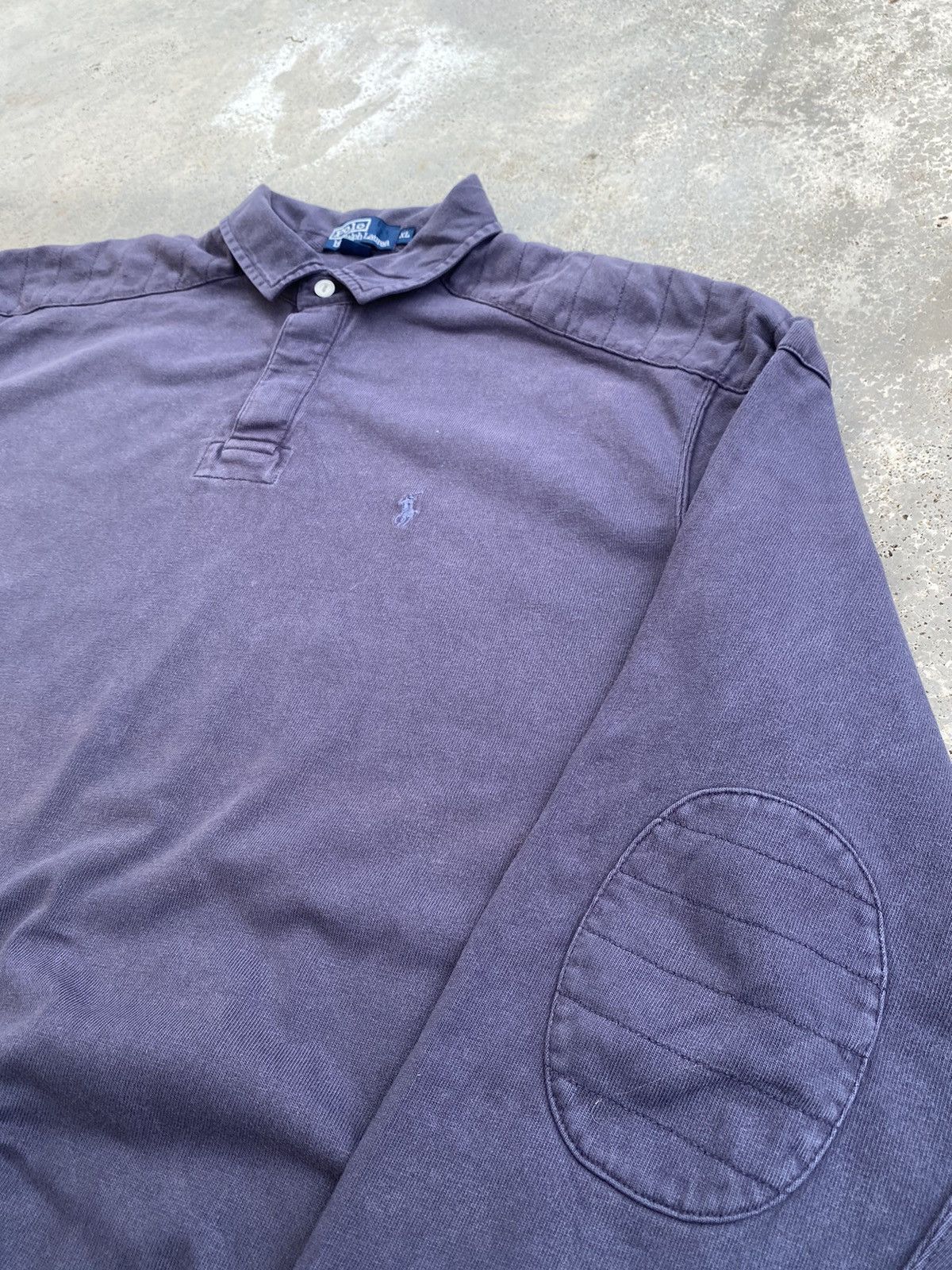 Polo Ralph Lauren Vintage Polo Ralph Lauren Rugby Long Sleeve polo shirt Size US XL / EU 56 / 4 - 3 Thumbnail