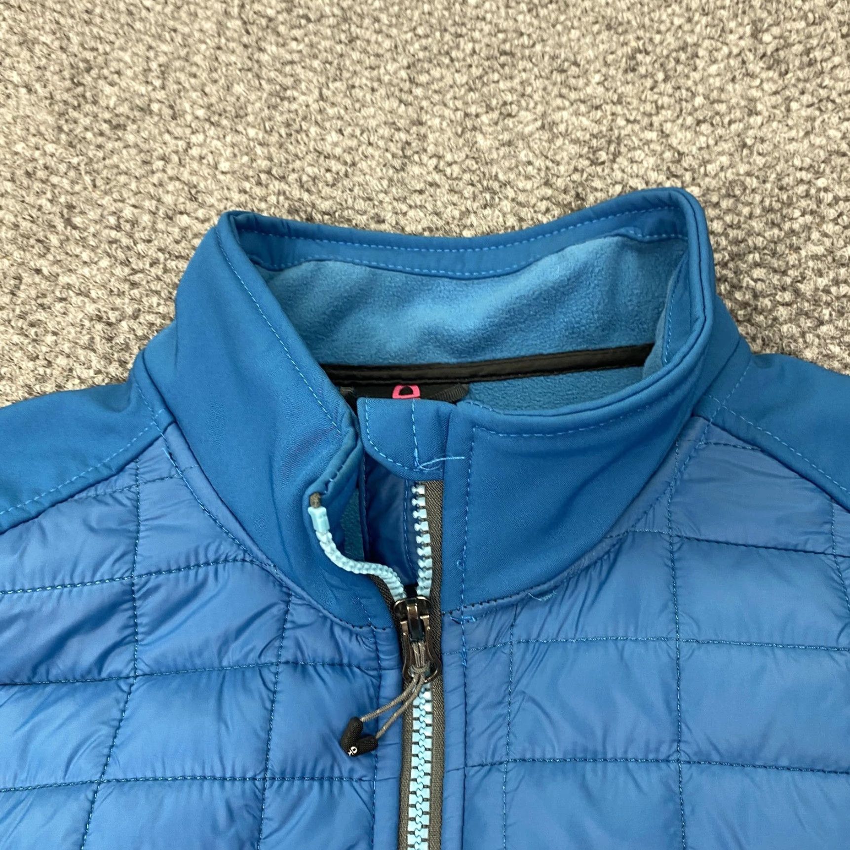 Vintage VINTAGE Little Donkey Andy Vest Womens XL Blue Quilted Softshell Insulated Hybrid Zip Size XL / US 12-14 / IT 48-50 - 2 Thumbnail