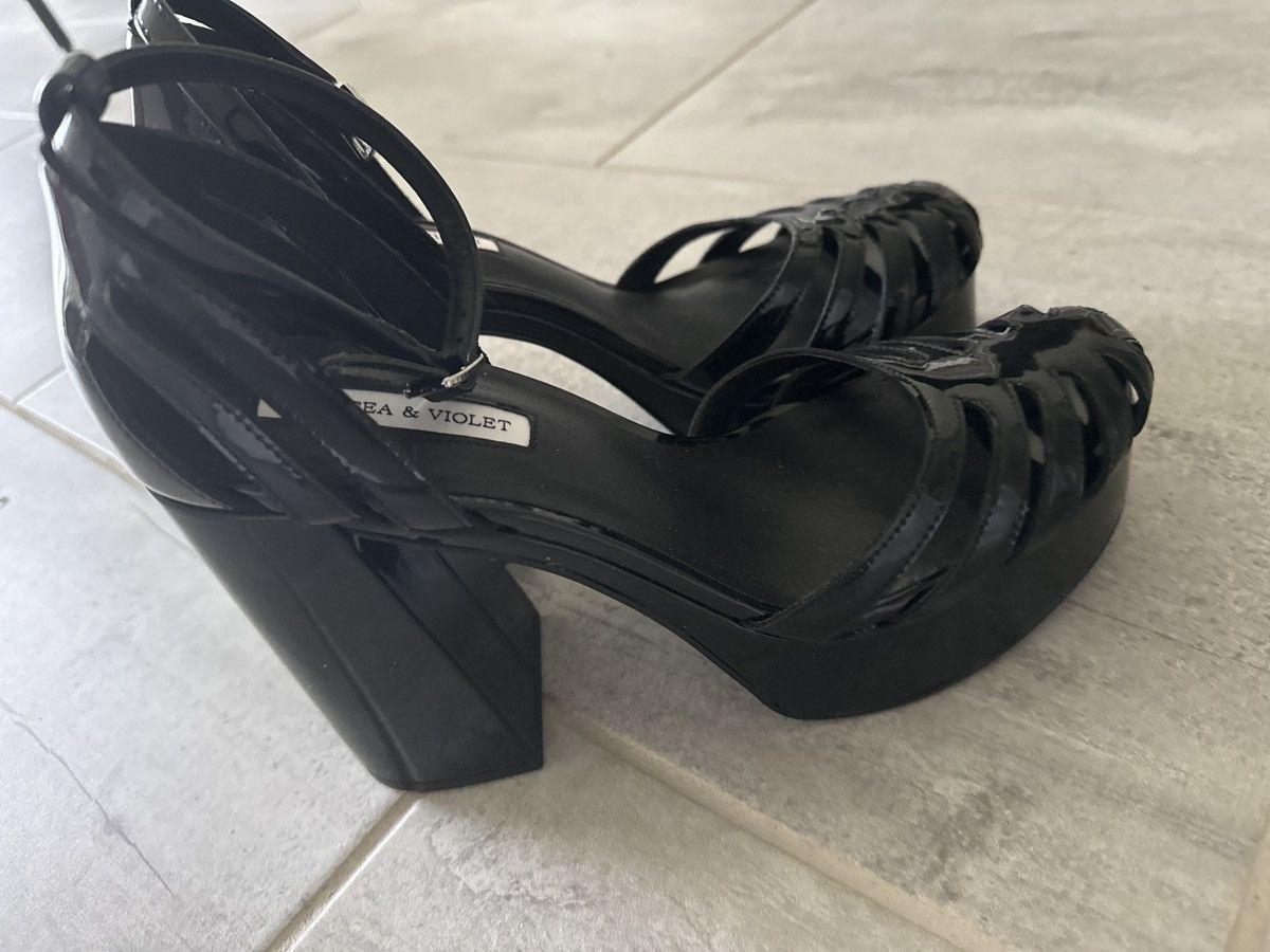 Chelsea Soccer Black platform, dress shoes Size US 10 / IT 40 - 1 Thumbnail