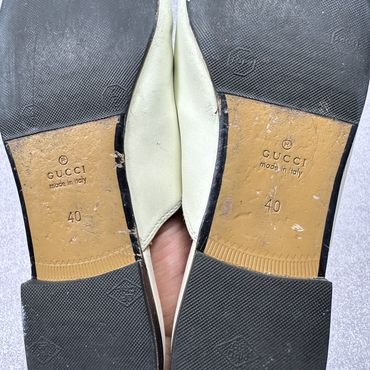 Gucci Authentic Gucci Princeton Beige Leather Vintage Mules Size US 8 / IT 38 - 13 Thumbnail