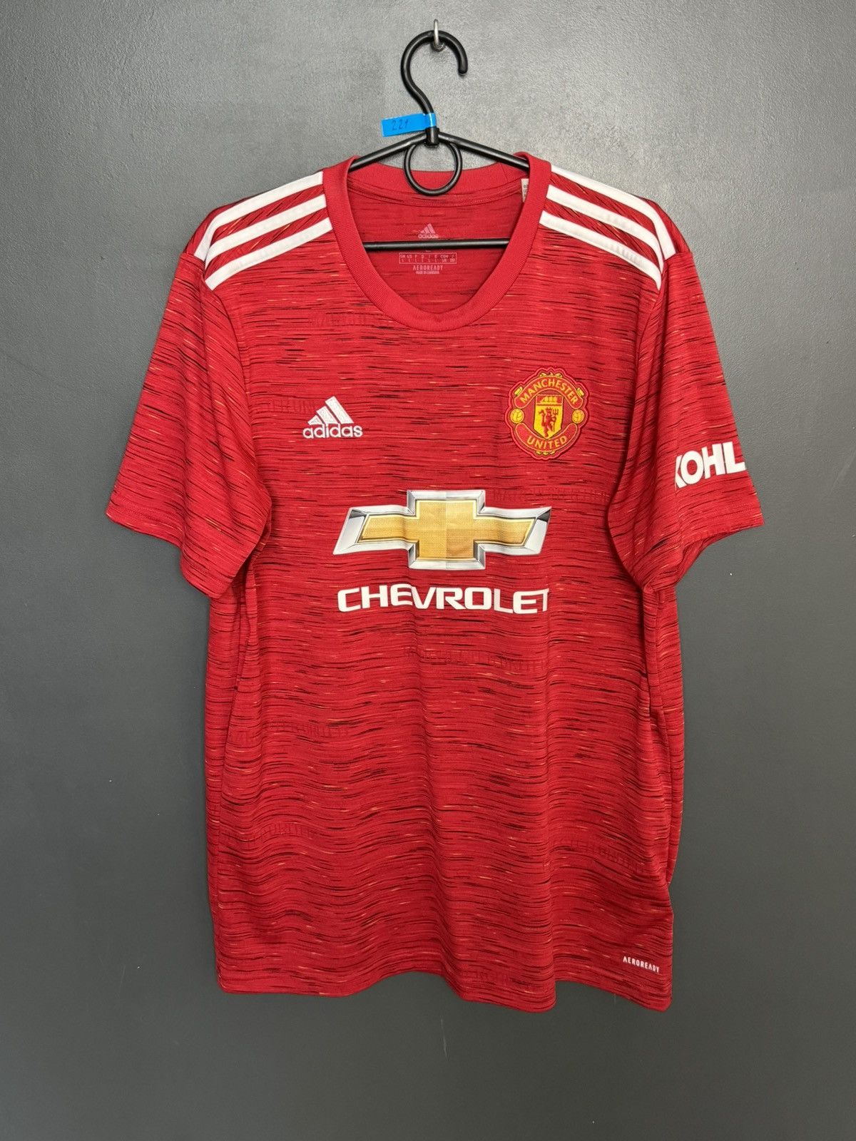 Adidas Manchester United 20/21 Home Football Jersey T-Shirt Size US L / EU 52-54 / 3 - 1 Thumbnail
