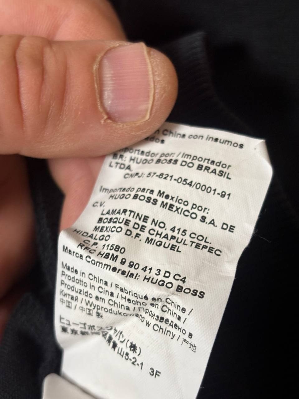 Hugo Boss HUGO BOSS Long Sleeve Polo / Sweatshirt (XL) Size US XL / EU 56 / 4 - 6 Thumbnail