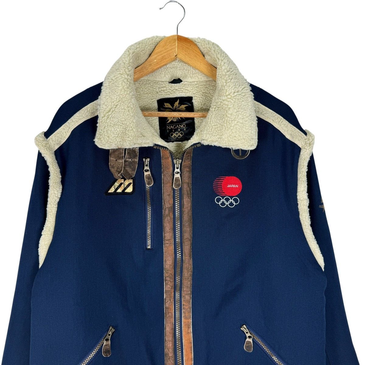 Mizuno ☀️90s MIZUNO NAGANO OLYMPIC SHERPA 1998 JACKET Size US M / EU 48-50 / 2 - 4 Thumbnail
