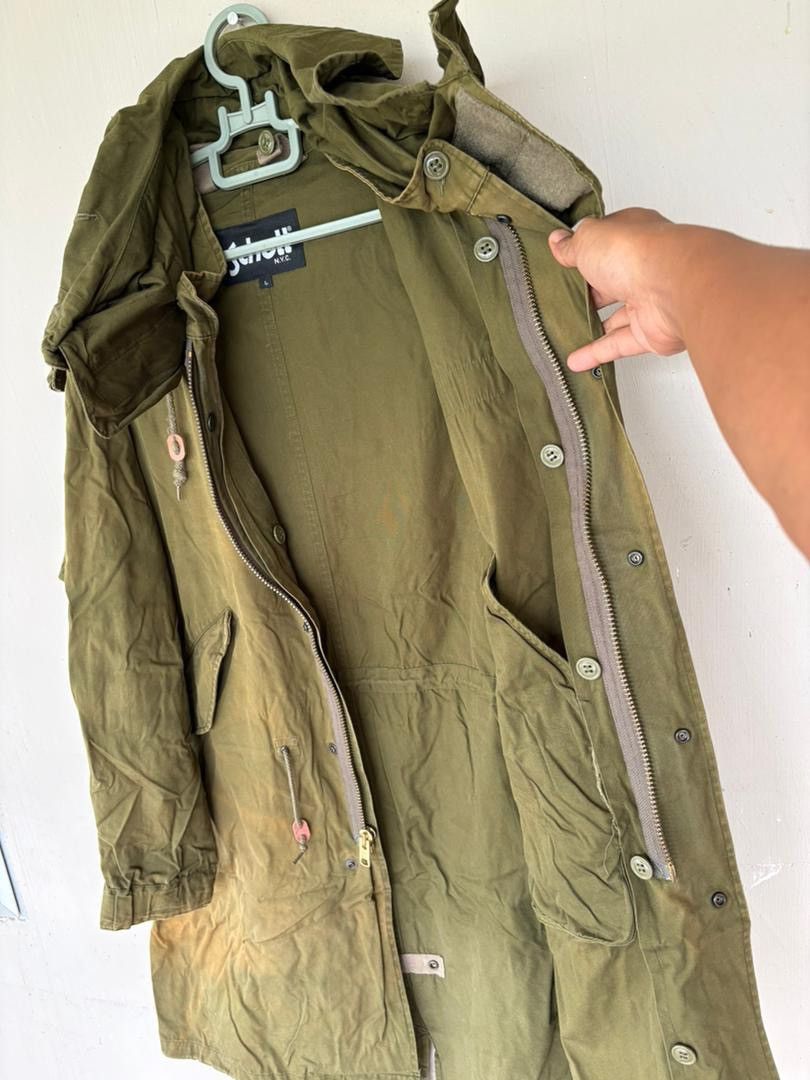 Schott Vintage Schott N.Y.C fishtale Parka with Rare Hoodies Design Size US L / EU 52-54 / 3 - 5 Thumbnail