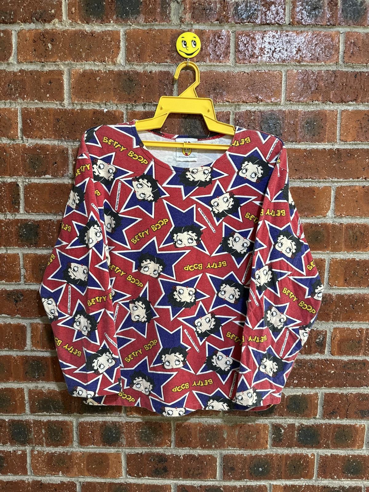Cartoon Network × Vintage Vintage Betty Boop Full Print Long Sleeve Tee Size US M / EU 48-50 / 2 - 1 Thumbnail