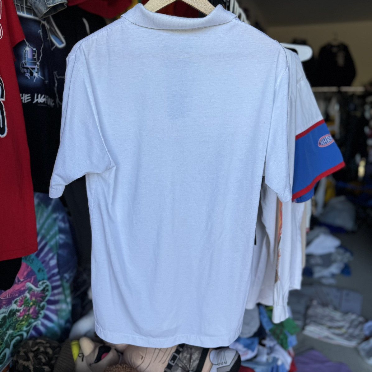 Nike × Vintage 80s Single Stiched Nike Court Tennis Vintage Polo Tee Shirt Size US M / EU 48-50 / 2 - 9 Thumbnail