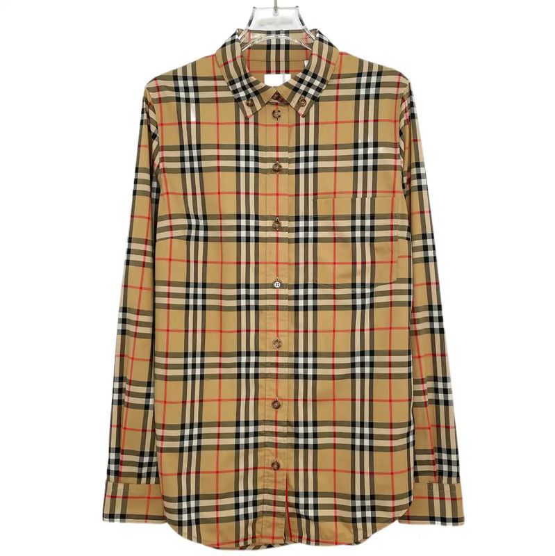 Burberry Burberry Women's Khaki Cotton Shirt Size M / US 6-8 / IT 42-44 - 1 Thumbnail