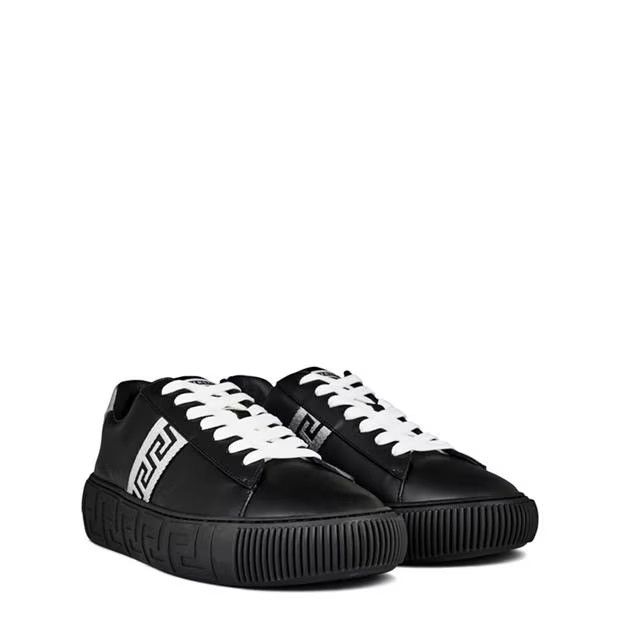 Versace o1g2r1mq0824 Greca Trainers in Black & Silver Size US 7 / EU 40 - 3 Thumbnail