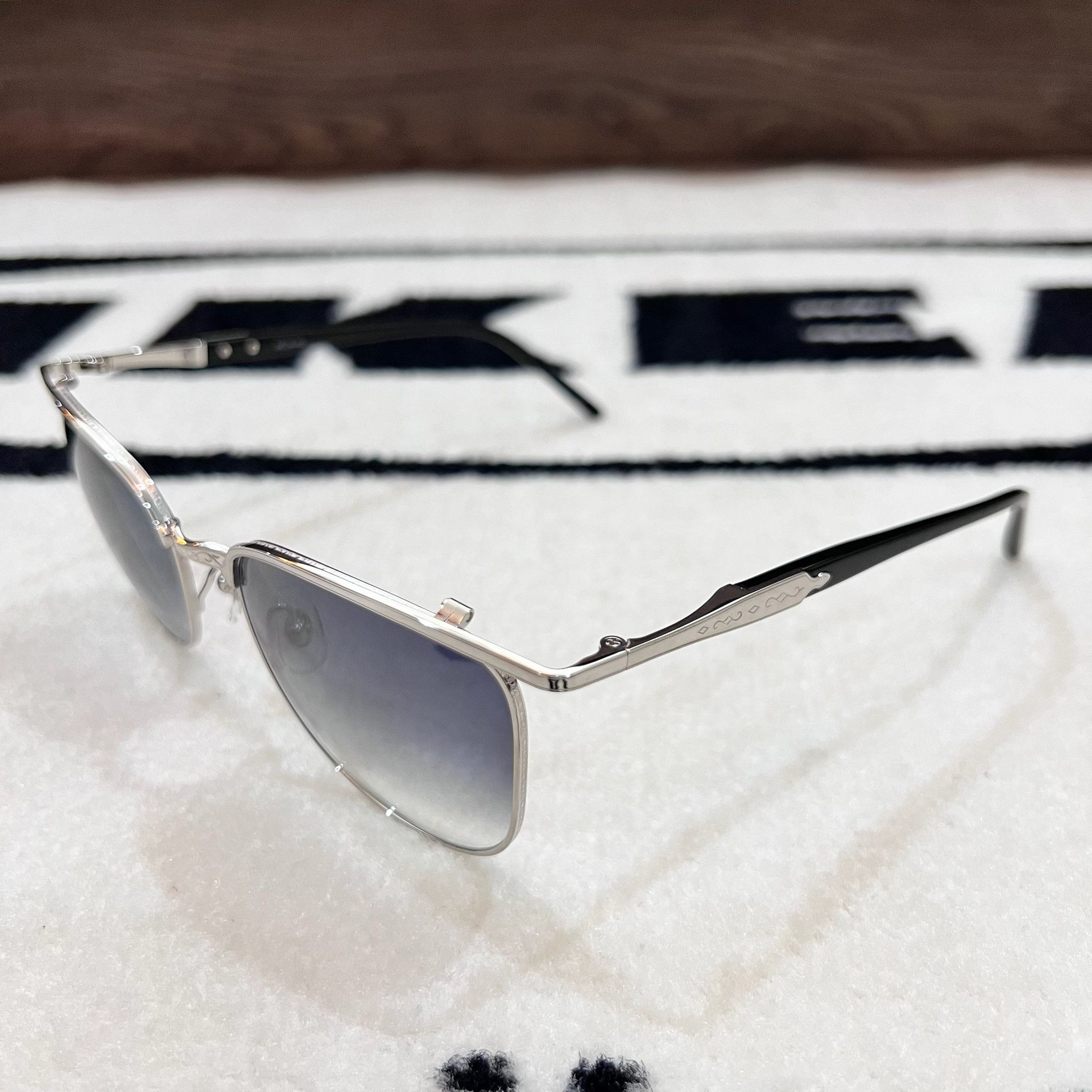 Matsuda Matsuda M3109 Palladium White Frame Sunglasses Size ONE SIZE - 3 Thumbnail