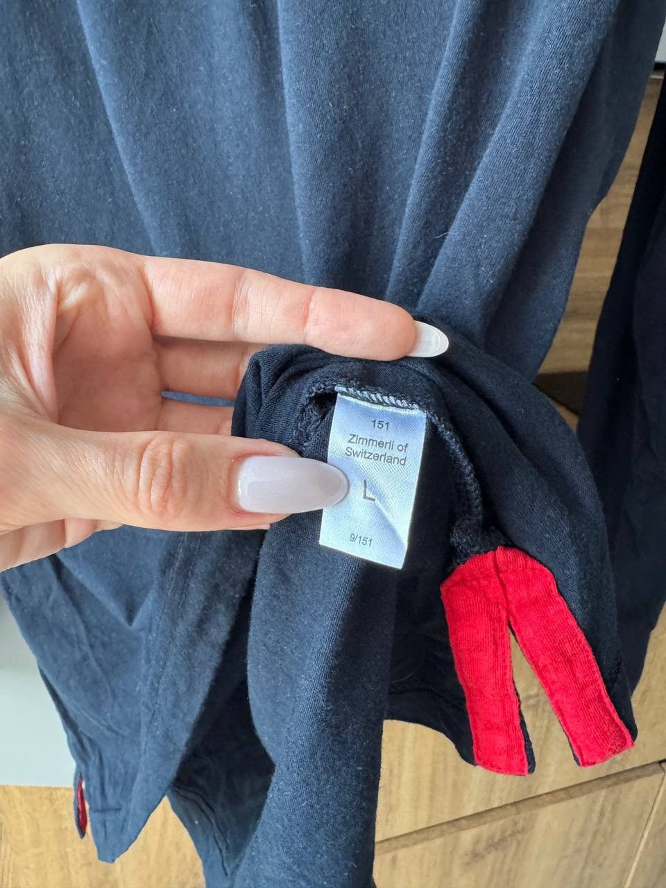 Julian Zigerli Zimmerli Swiss Luxury LS pocket Top size L Size US L / EU 52-54 / 3 - 4 Thumbnail