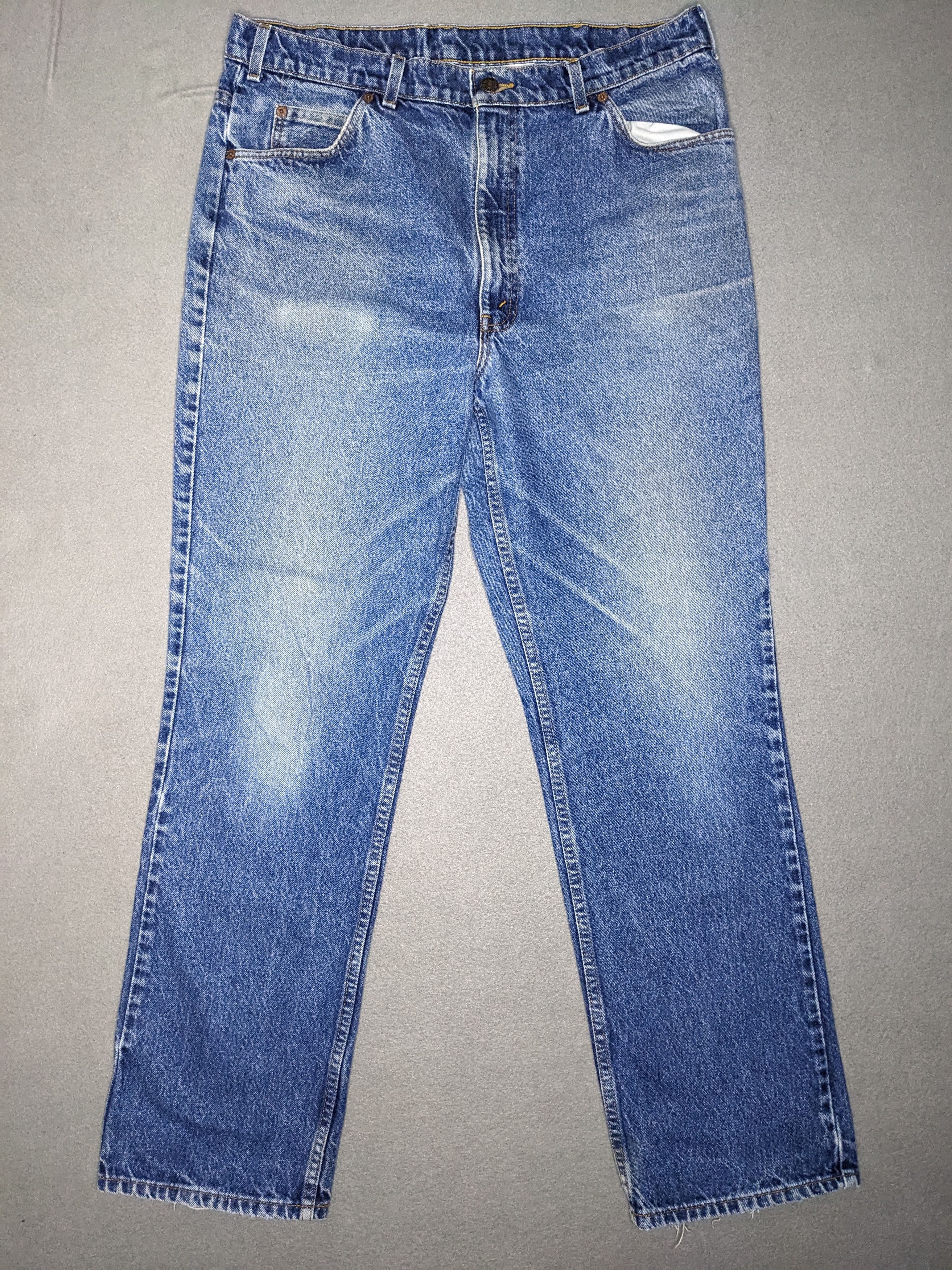 Levi's VINTAGE Y2K Levis Orange Tab 619 Jeans Mens 35x30 Denim Size US 35 - 1 Thumbnail