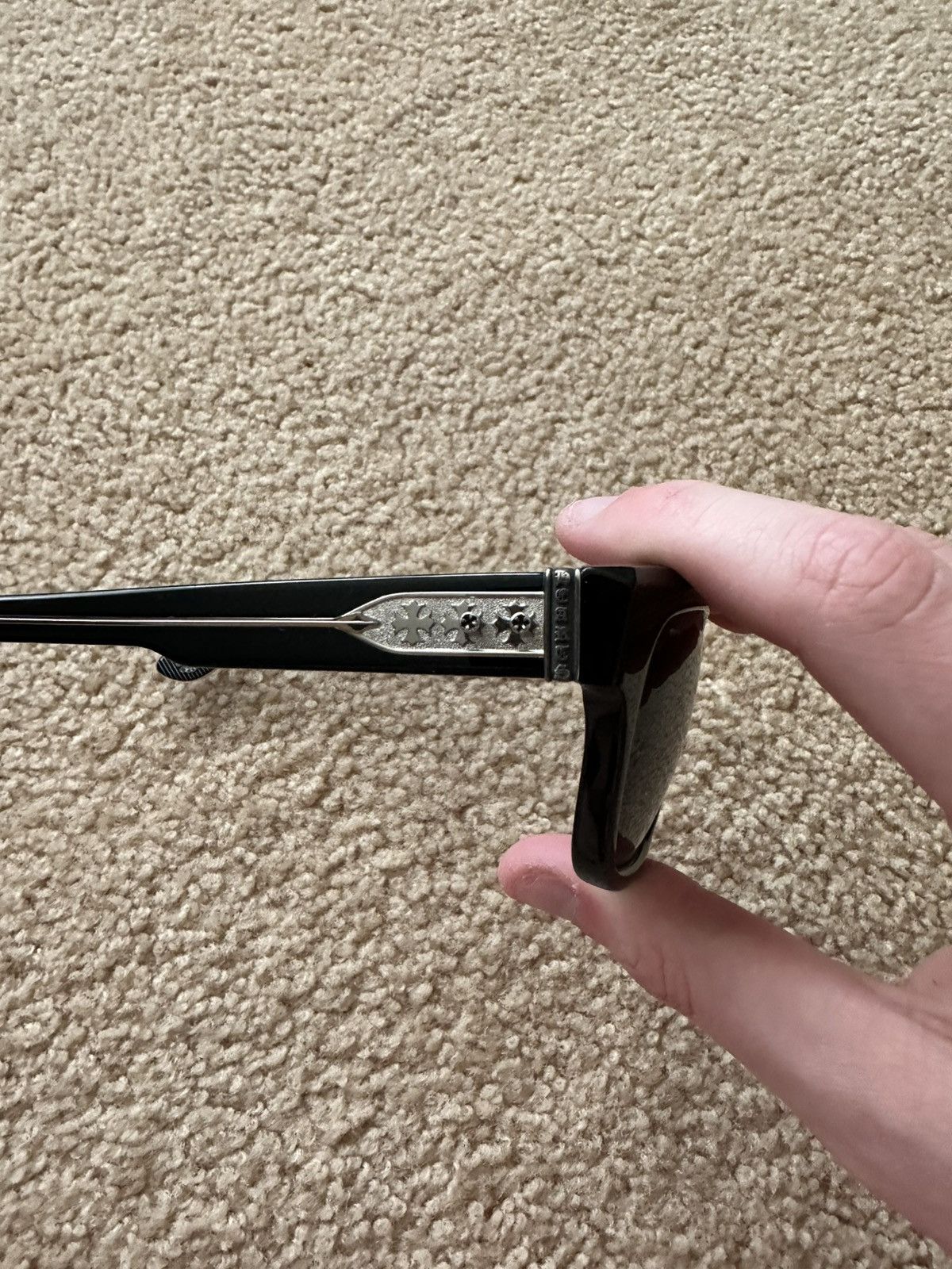Chrome Hearts Chrome Hearts Midixathrill I Black Sunglasses & Case Size ONE SIZE - 3 Thumbnail