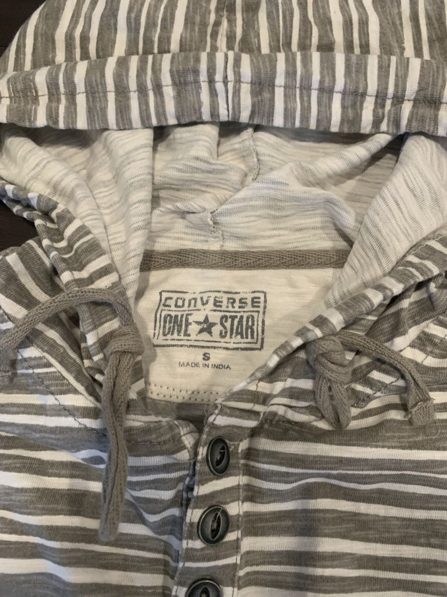 Converse Converse cotton striped hoodie Size US S / EU 44-46 / 1 - 3 Thumbnail