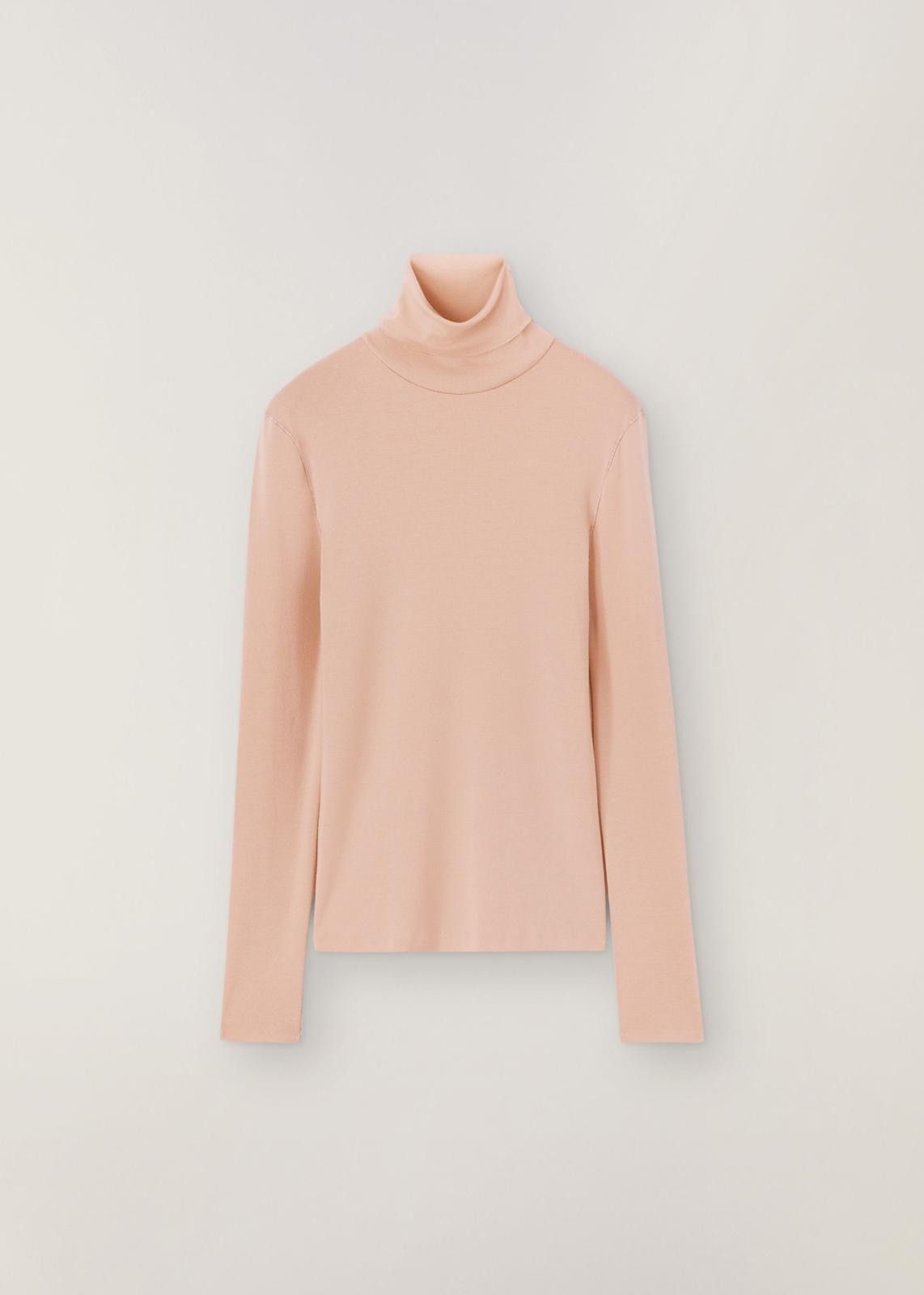 Loro Piana o1srvl11e1024 Cocooning Long Sleeve T-Shirt in Pink Size L / US 10 / IT 46 - 1 Thumbnail