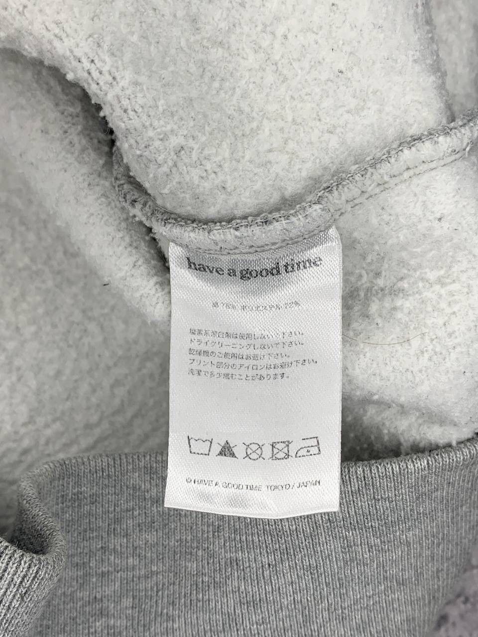 Have A Good Time × Japanese Brand Have A Good Time Grey Pullover Hoodie Size US M / EU 48-50 / 2 - 10 Thumbnail