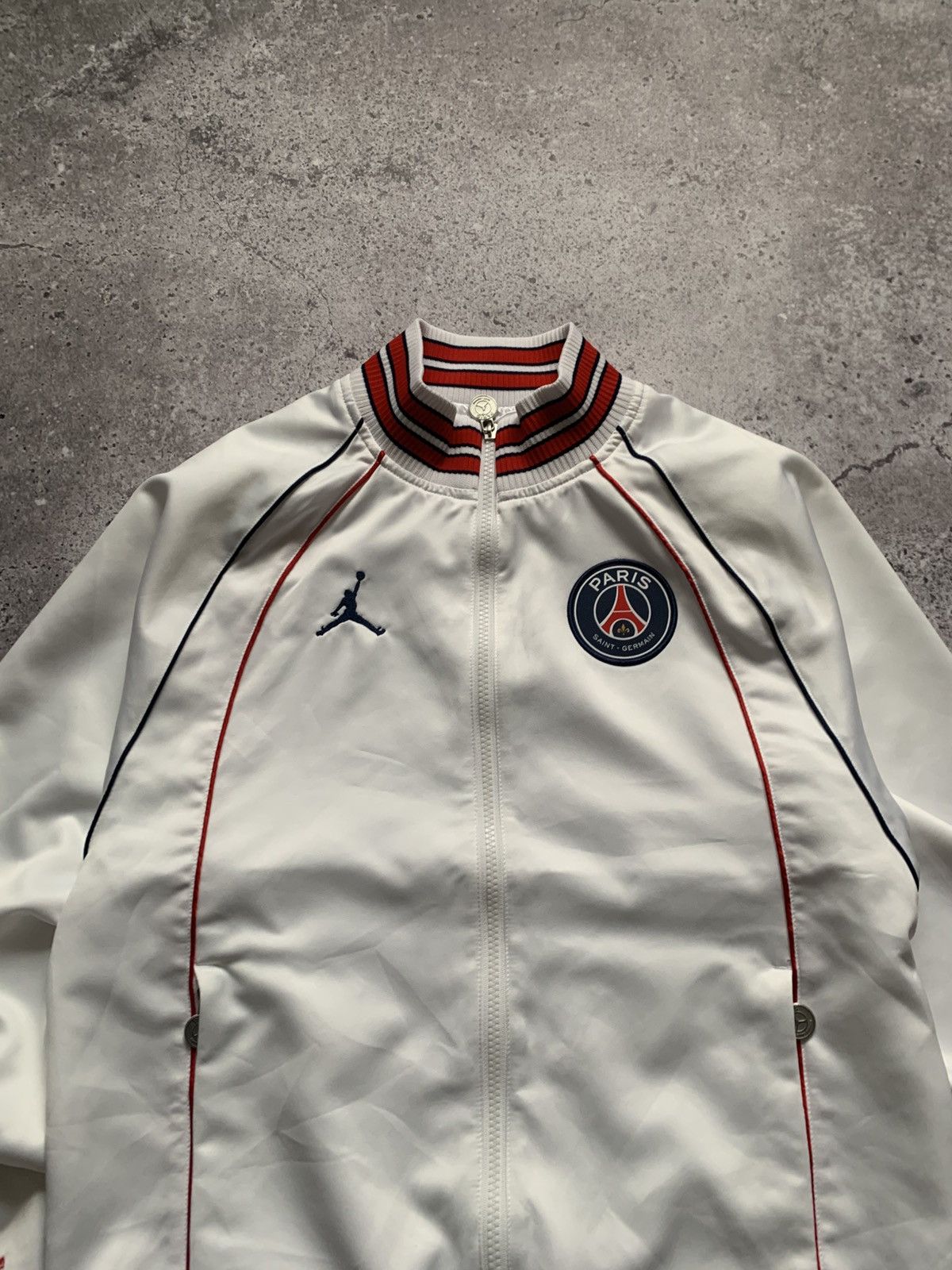 Jordan Brand 🔥NIKE AIR JORDAN PSG 2022 TRACK BOMBER BLOCKCORE JACKET Size US S / EU 44-46 / 1 - 4 Thumbnail