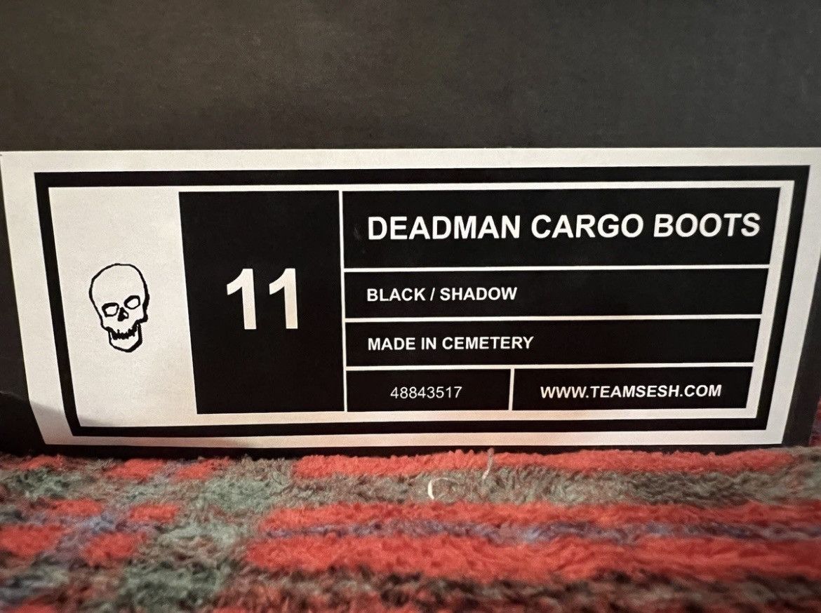 TeamSESH Teamsesh Deadman Cargo Boots Black/Shadow Size 11 Size US 11 / EU 44 - 7 Thumbnail