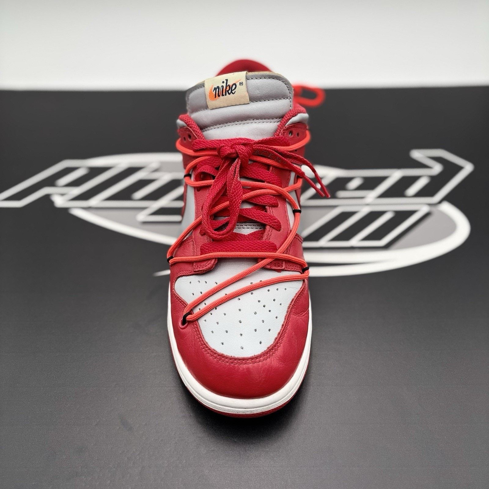 Nike × Off-White Nike Dunk Low x OFF-WHITE 2019 ' University Red ' | CLEAN! Size US 9.5 / EU 42-43 - 5 Thumbnail