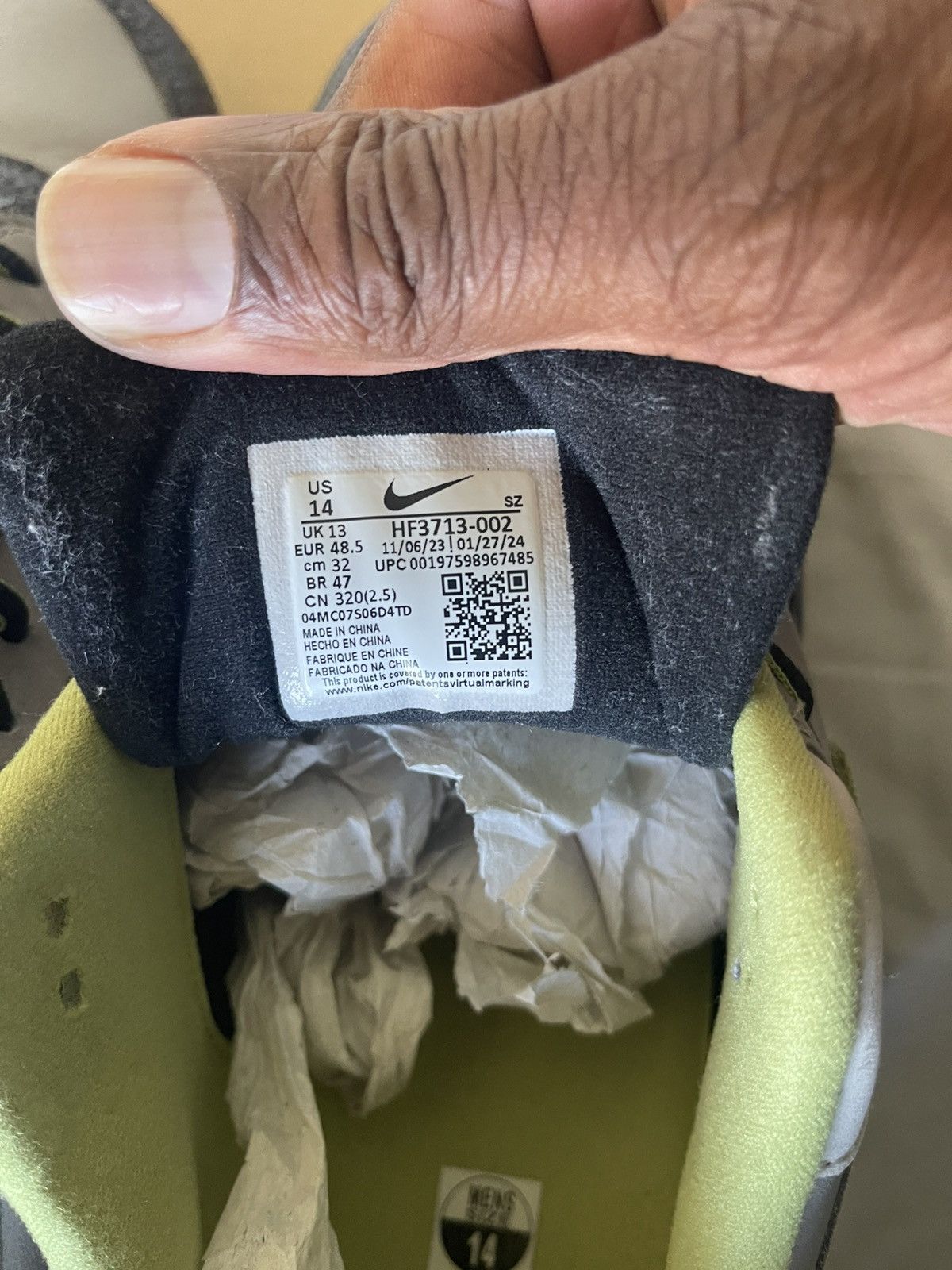 Nike Nike Air Max “HUF” Size US 14 / EU 47 - 7 Thumbnail