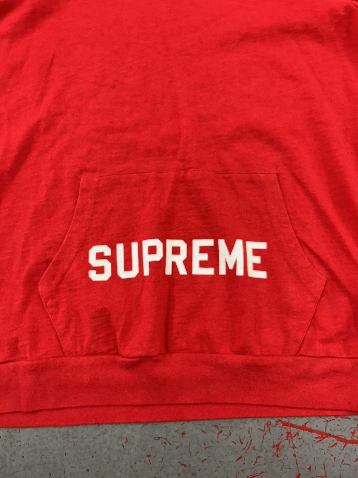 Supreme Supreme Pocket Red Pullover Hoodie Size Medium Size US M / EU 48-50 / 2 - 2 Thumbnail