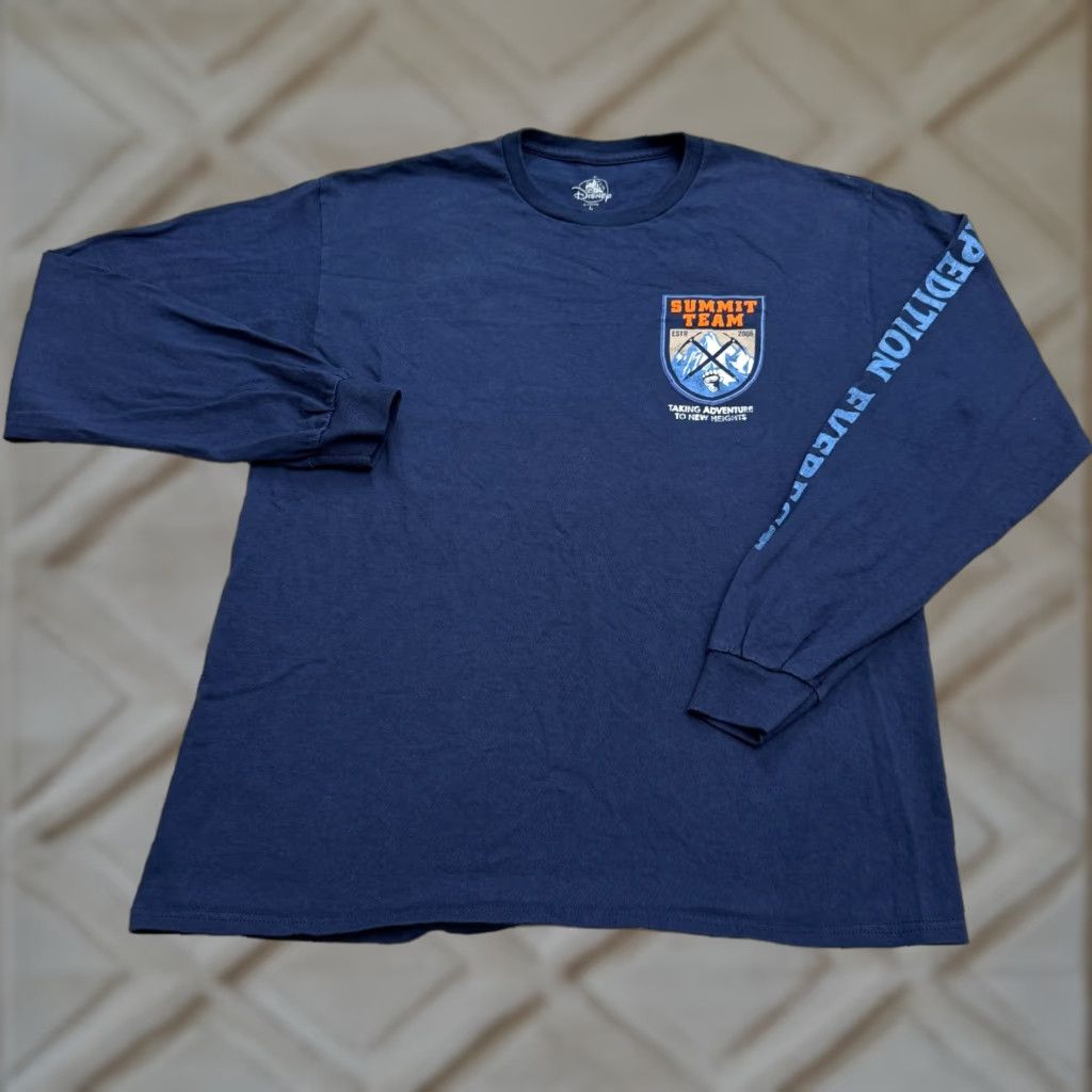 Disney VINTAGE Disney Expedition Everest Summit Team 2006 T-Shirt Mens Large Navy Crew Neck Shirts Size US L / EU 52-54 / 3 - 1 Thumbnail