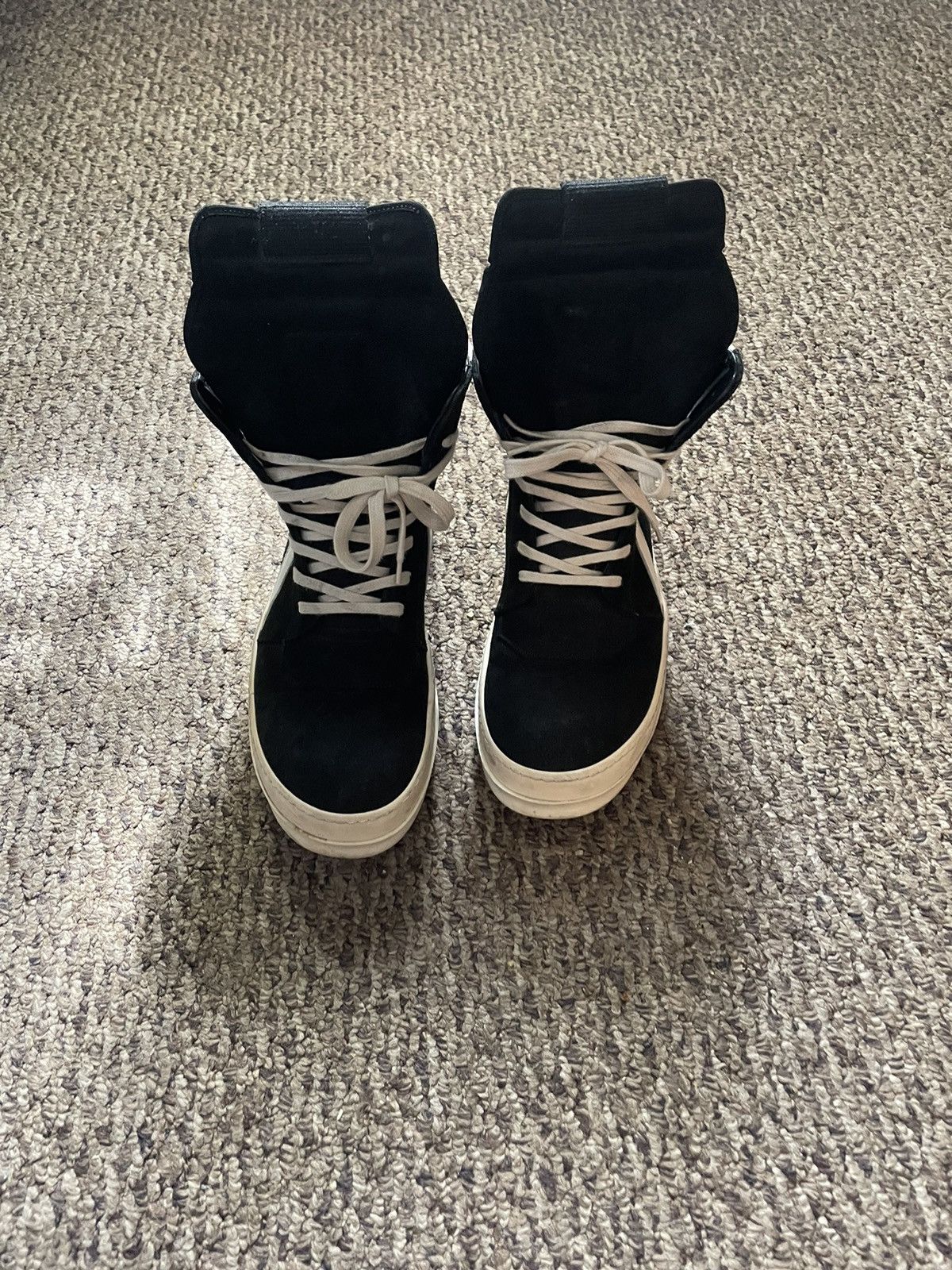 Rick Owens Rick Owen’s Suede Geobaskets Size US 9 / EU 42 - 5 Thumbnail