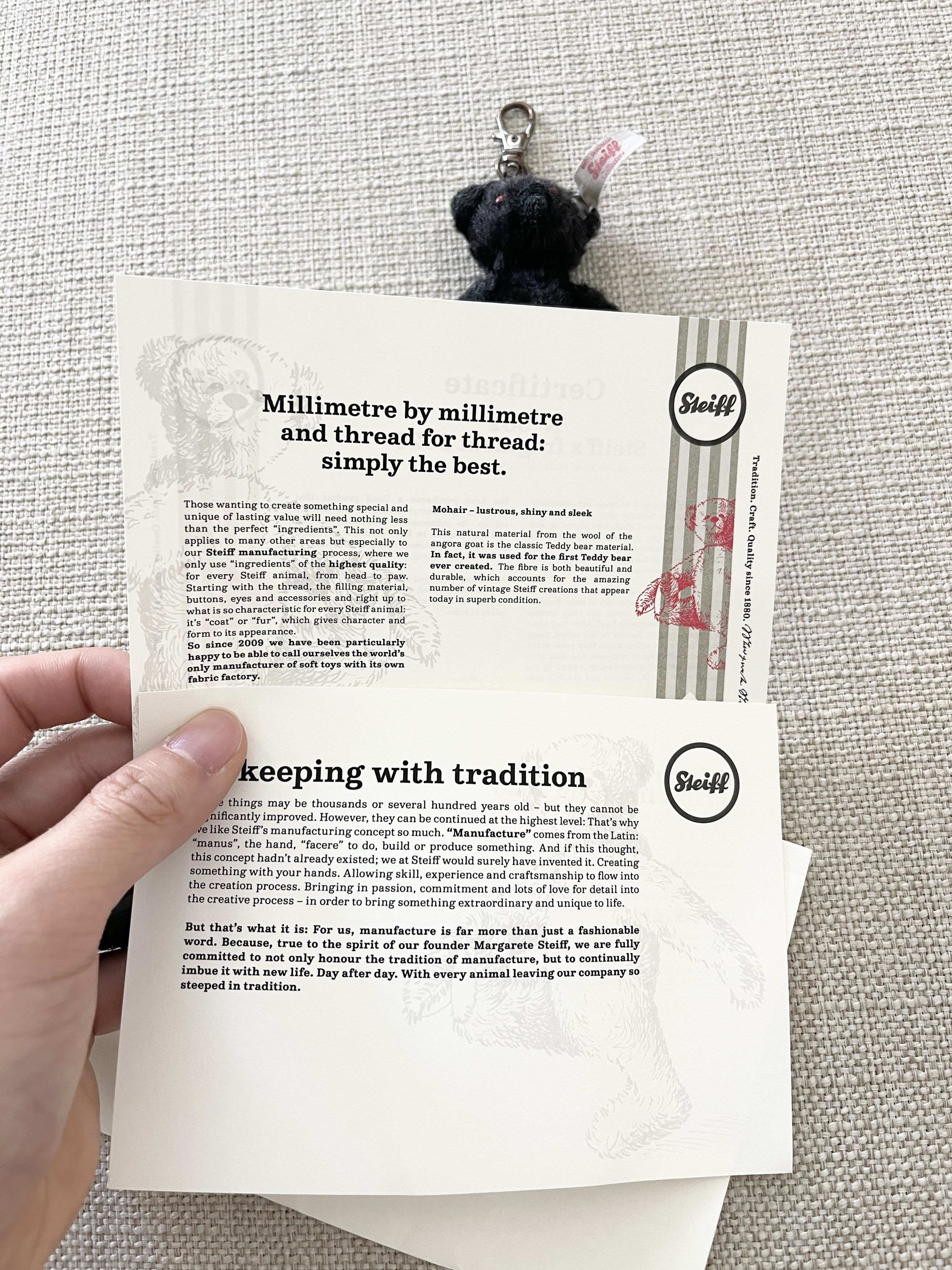 Fragment Design STEAL! Fragment x Steiff Bear Keychain Size ONE SIZE - 8 Thumbnail