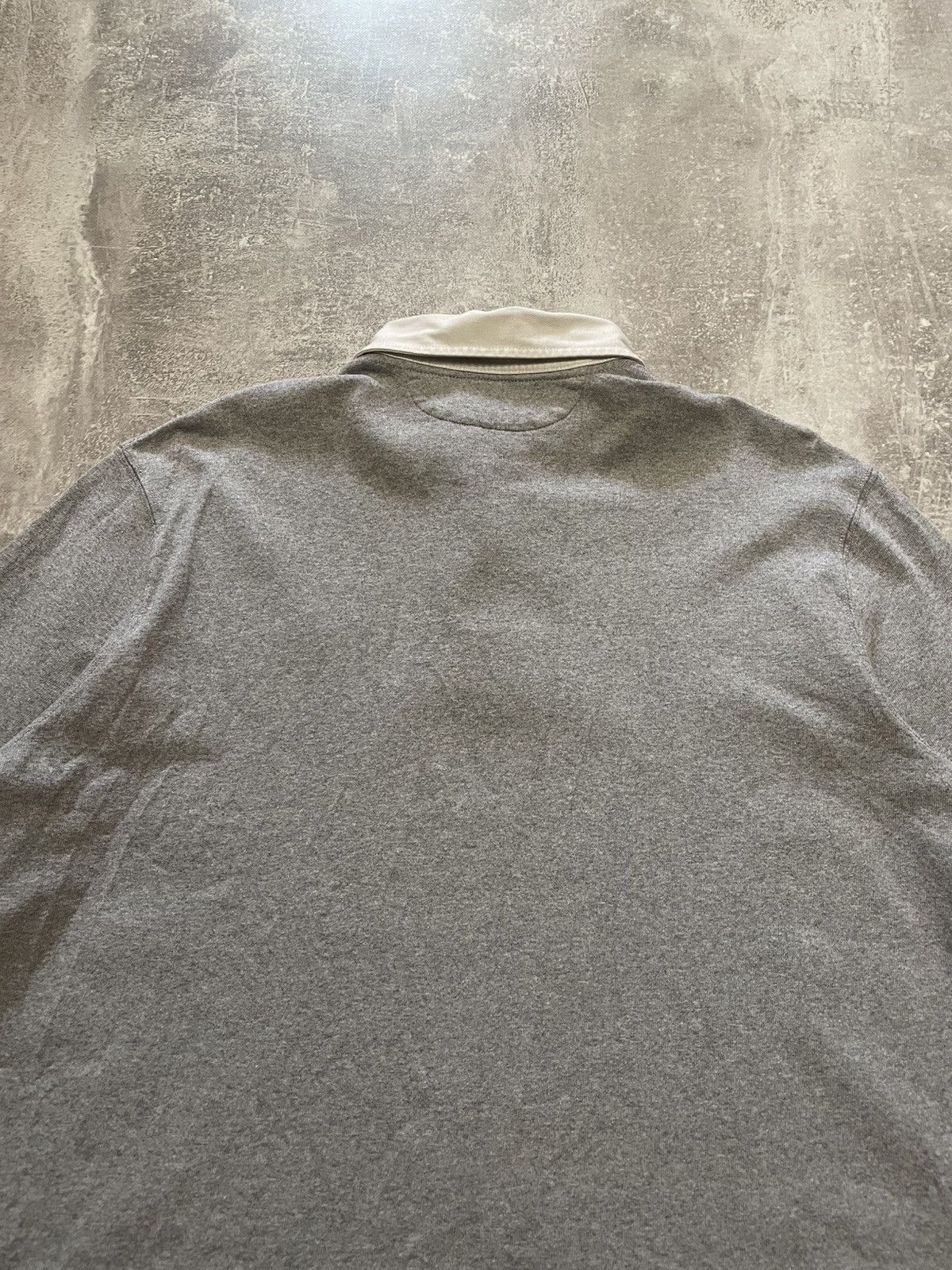 Polo Ralph Lauren Vintage Polo Ralph Lauren Gray Rugby Long Sleeve Polo Shirt Size US XL / EU 56 / 4 - 12 Thumbnail