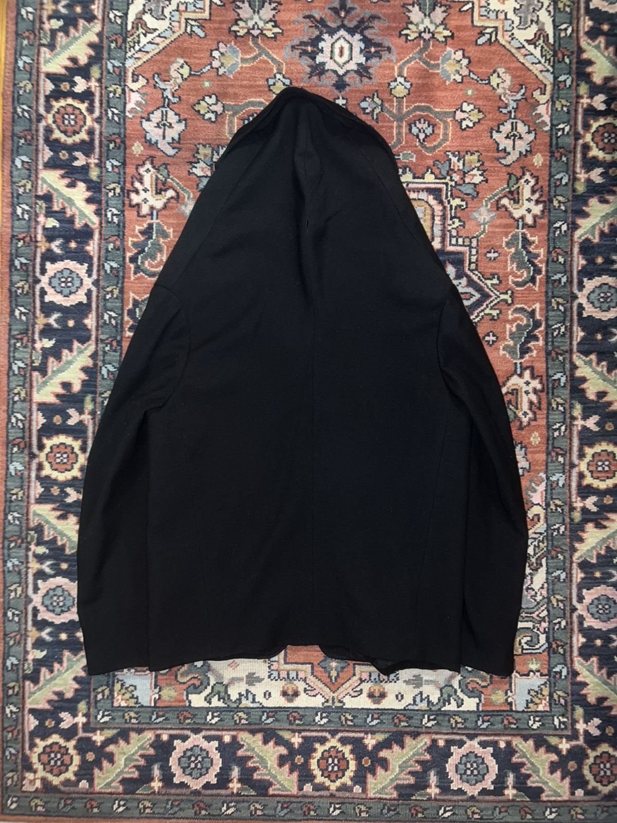 Maison Margiela Maison Margiela Artisanal AW05 Black Wool Hooded Blazer Size US S / EU 44-46 / 1 - 2 Thumbnail