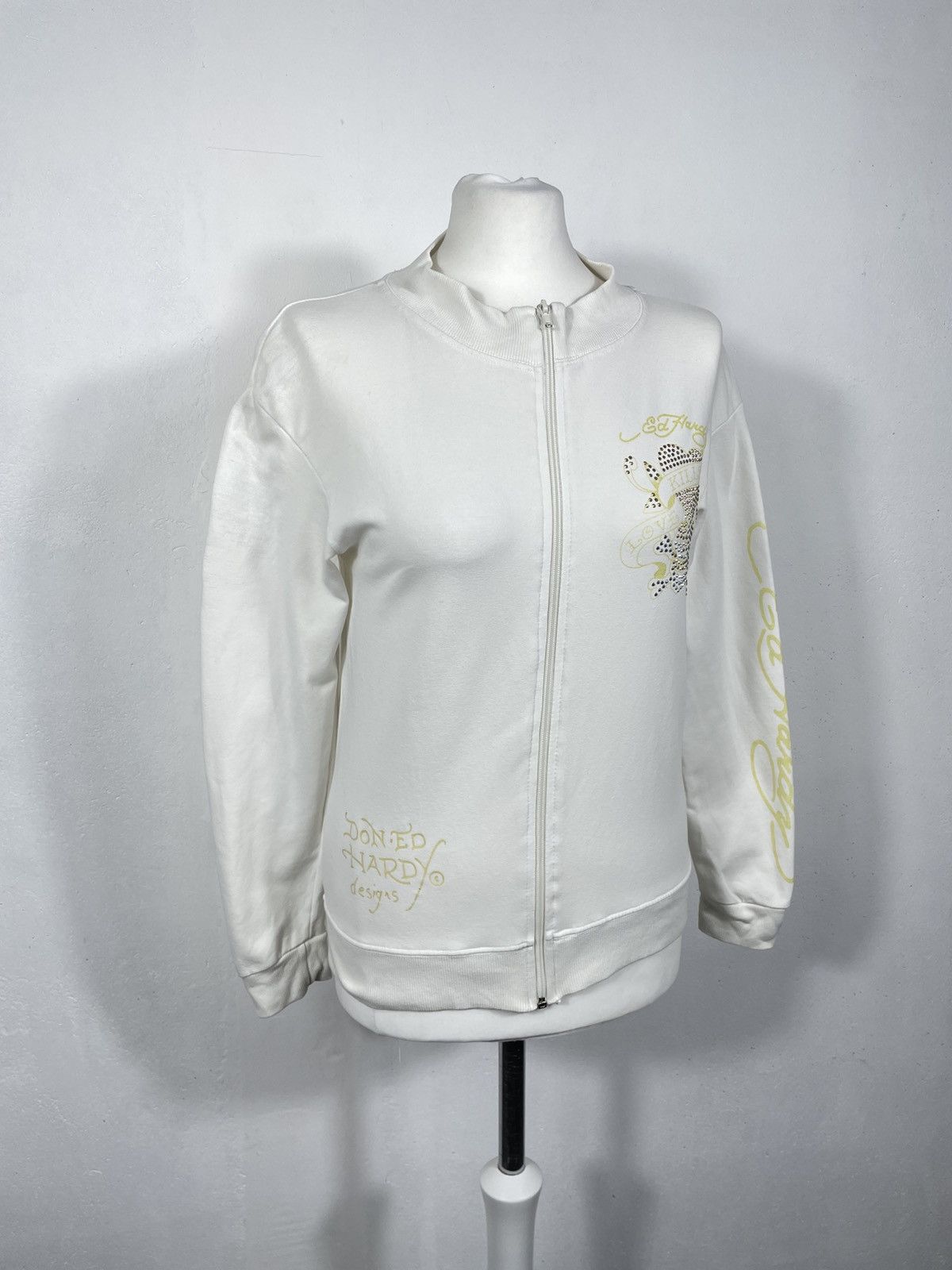 Christian Audigier × Ed Hardy × Vintage Ed Hardy x Christian Audigier Retro 00s Hoodie Swag Drip Size M / US 6-8 / IT 42-44 - 5 Thumbnail