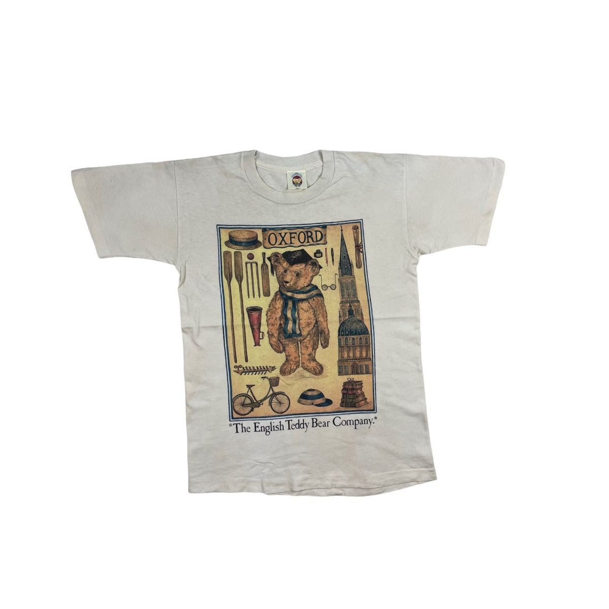 Oxxford Clothes 🔥LAST PRICE🔥 VTG Oxford The English Teddy Bear Company Tee Size US S / EU 44-46 / 1 - 1 Thumbnail