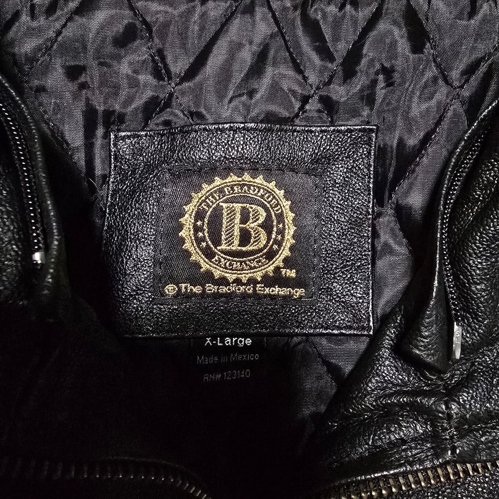 Other Vintage Bradford Exchange 100% Leather Jacket Size US XL / EU 56 / 4 - 2 Thumbnail