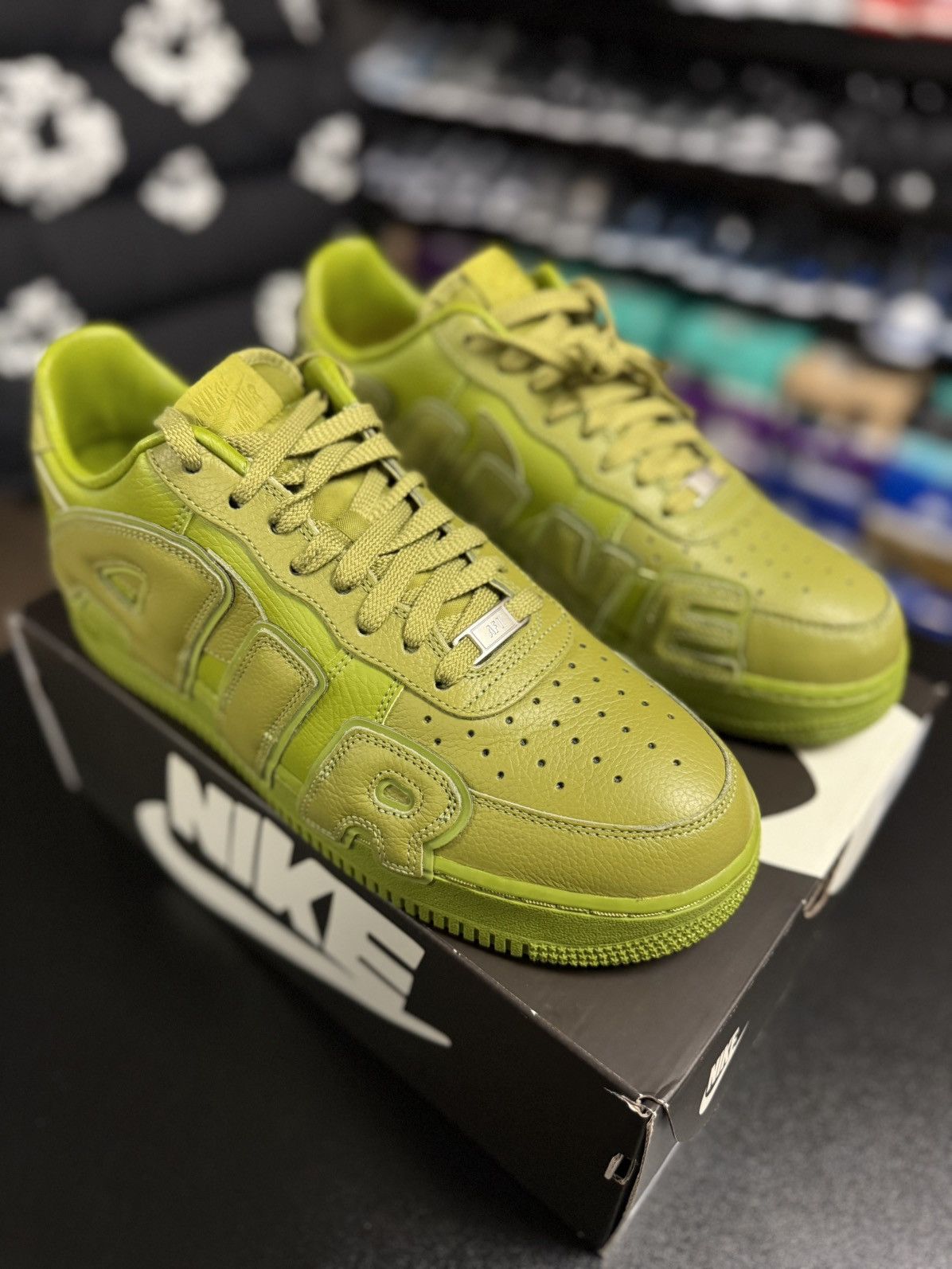 Cactus Plant Flea Market × Nike Nike Air Froce 1 CPFM Moss Size 11.5 Brand New Size US 11.5 / EU 44-45 - 3 Thumbnail