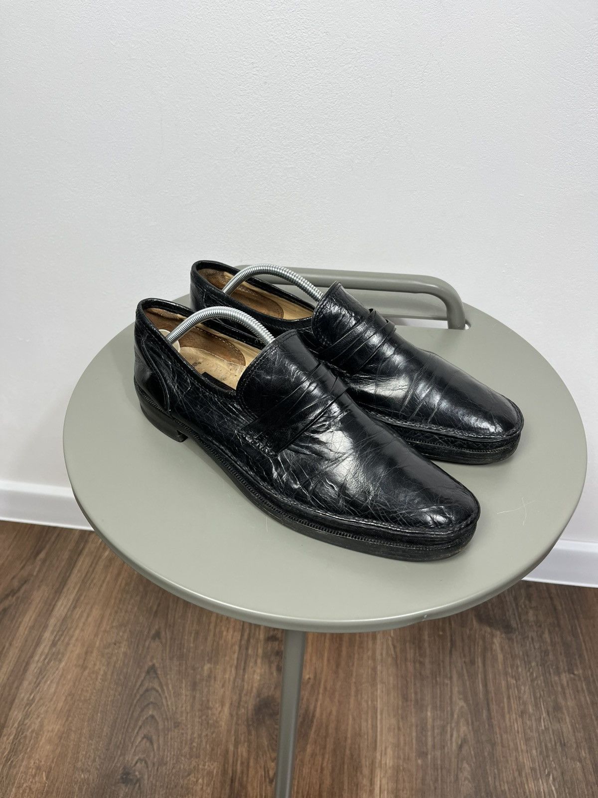 Other Men’s Black Leather Loafers EU 40 Classic Slip On Size US 6 / EU 39 - 1 Thumbnail
