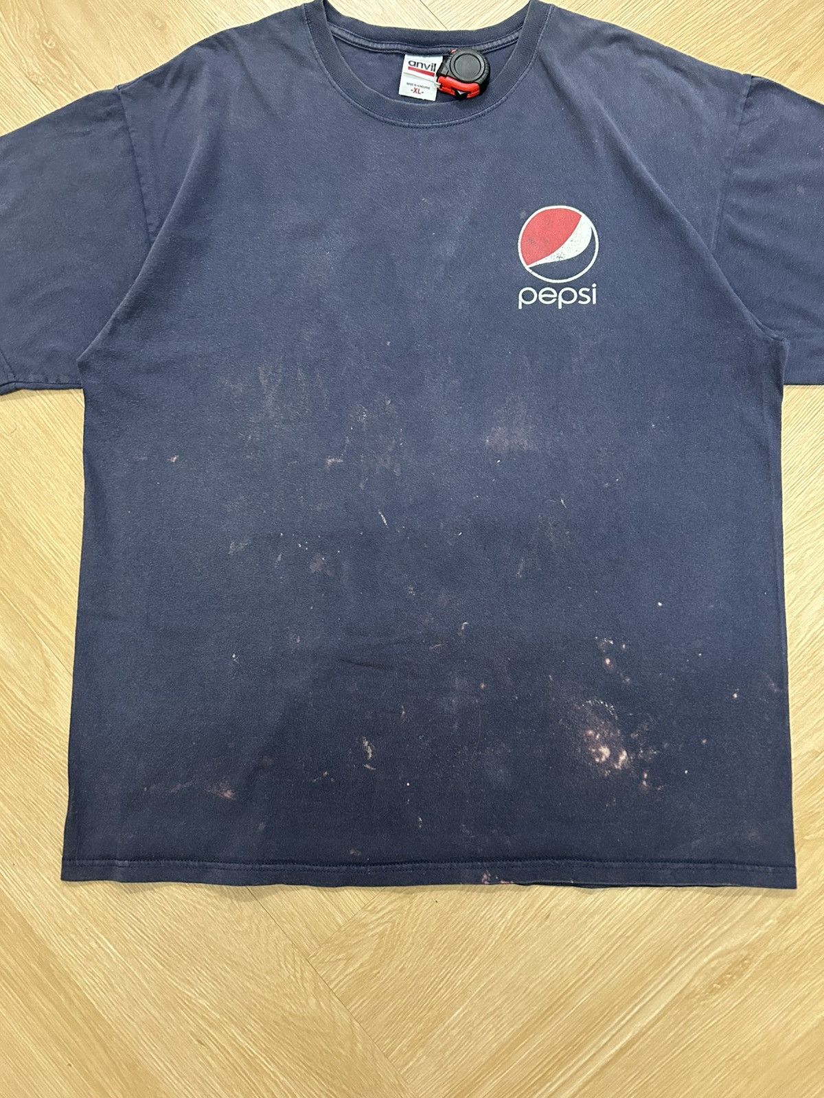 Anvil × Pepsi × Vintage Vintage Sunfaded Pepsi Size US L / EU 52-54 / 3 - 6 Thumbnail