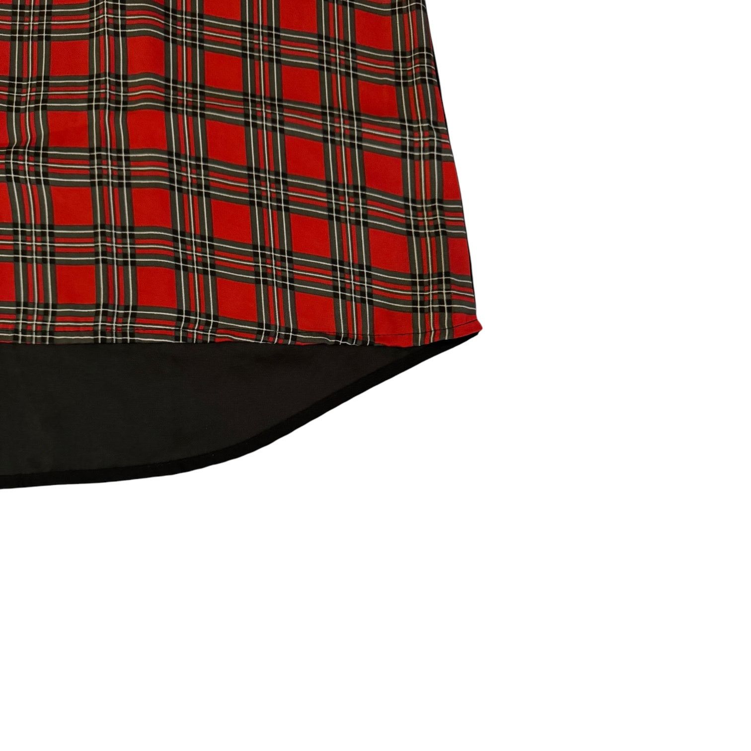Express Retro Express Shirt Red Black & Gray Plaid ¾ Sleeves Medium Size M / US 6-8 / IT 42-44 - 4 Thumbnail