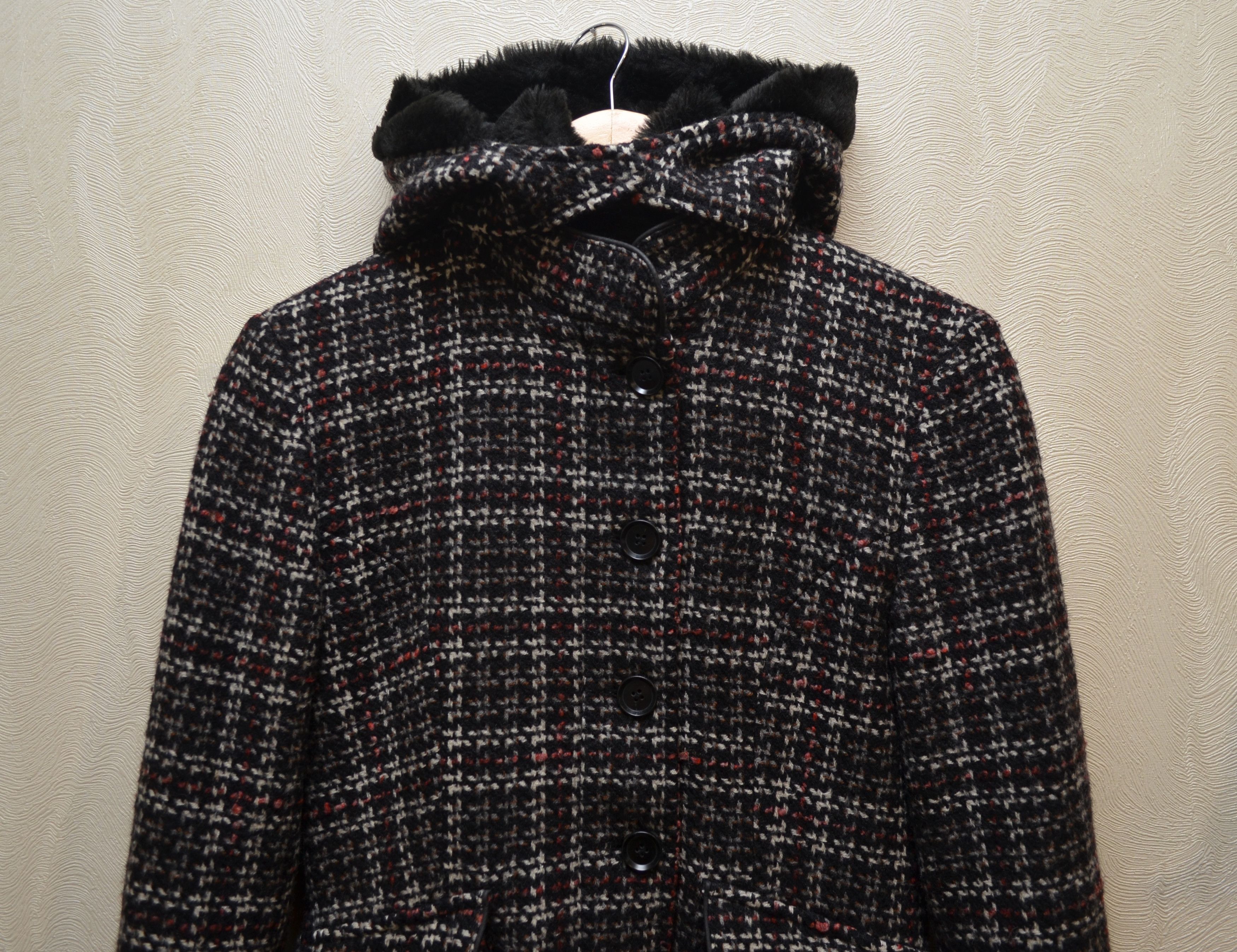 Belstaff × Vintage Vintage Belstaff Black Prince Wool Tweed Jacket Coat Size 42 Size M / US 6-8 / IT 42-44 - 2 Thumbnail