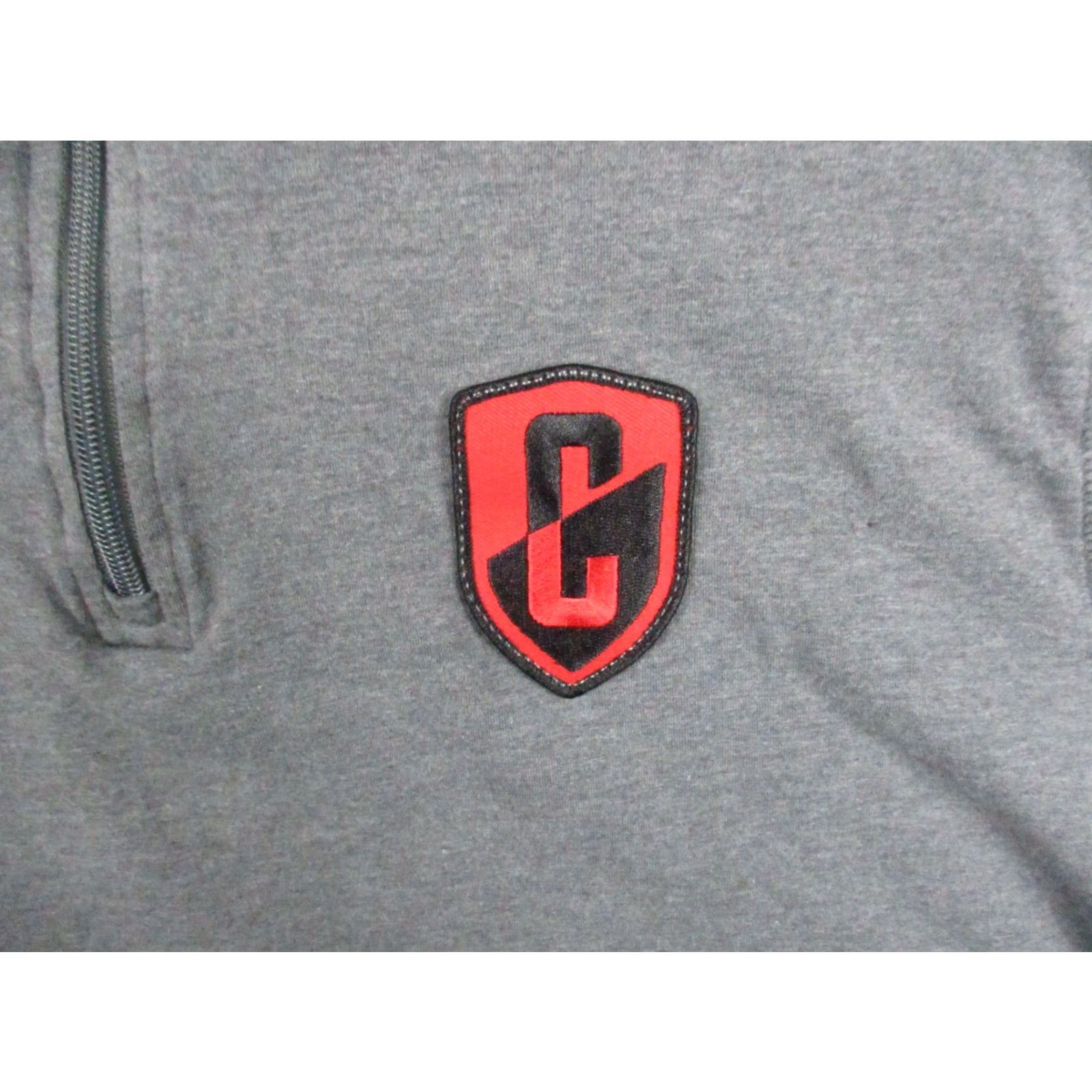 Vintage TASC Performance Bamboo 1/4 Zip Gray Long Sleeve Mens Large Stretch City Camper Sweatshirt Size US L / EU 52-54 / 3 - 2 Thumbnail