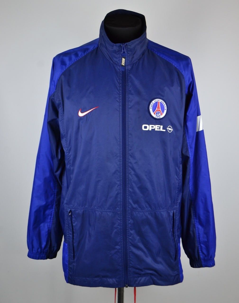 Nike VTG Nike PSG Paris Saint Germain Soccer Windbreaker Jacket Size US XL / EU 56 / 4 - 1 Thumbnail