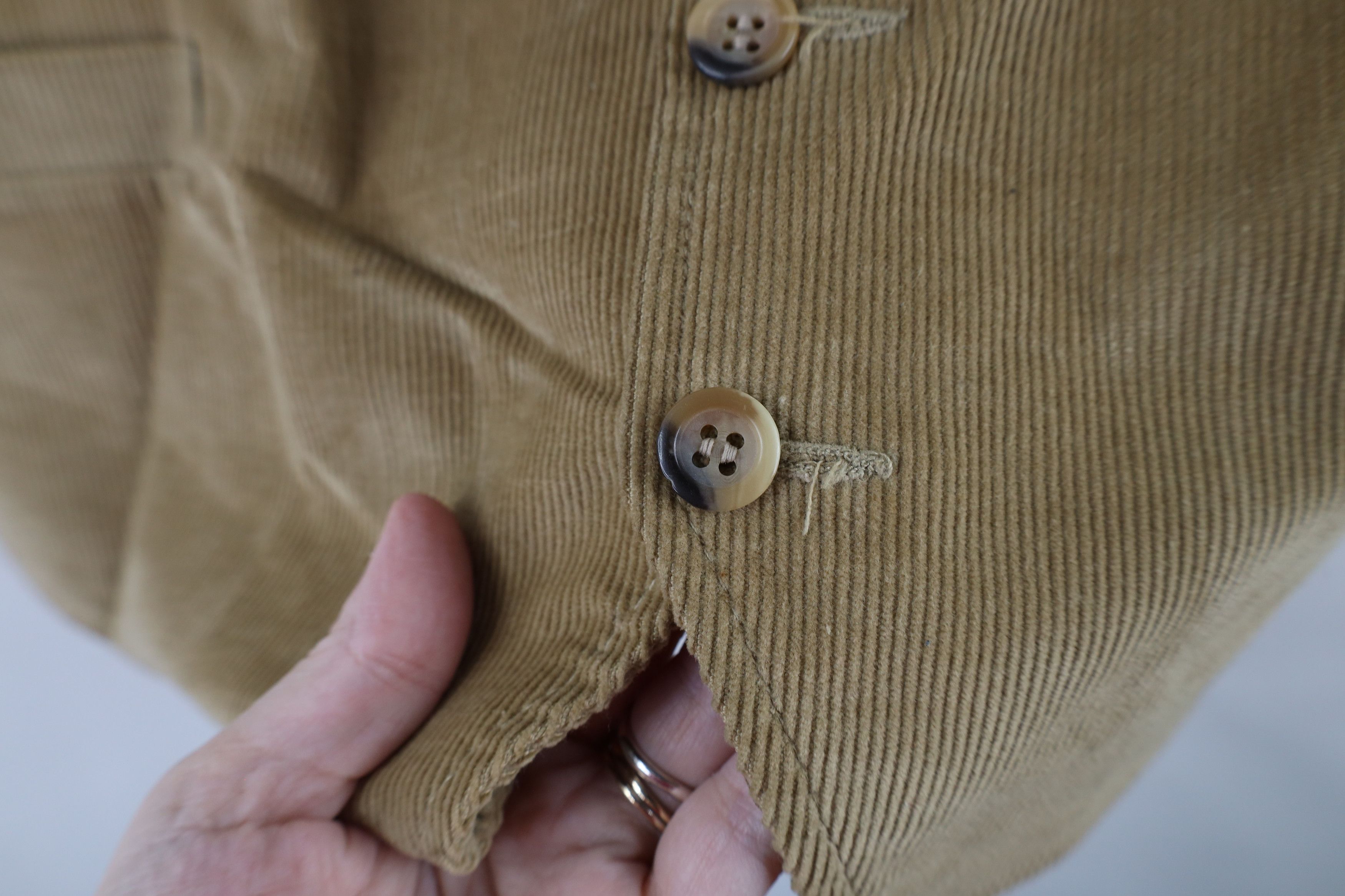 Vintage Vintage 60s 70s Streetwear Buckle Back Corduroy Vest Jacket Size US XL / EU 56 / 4 - 6 Thumbnail