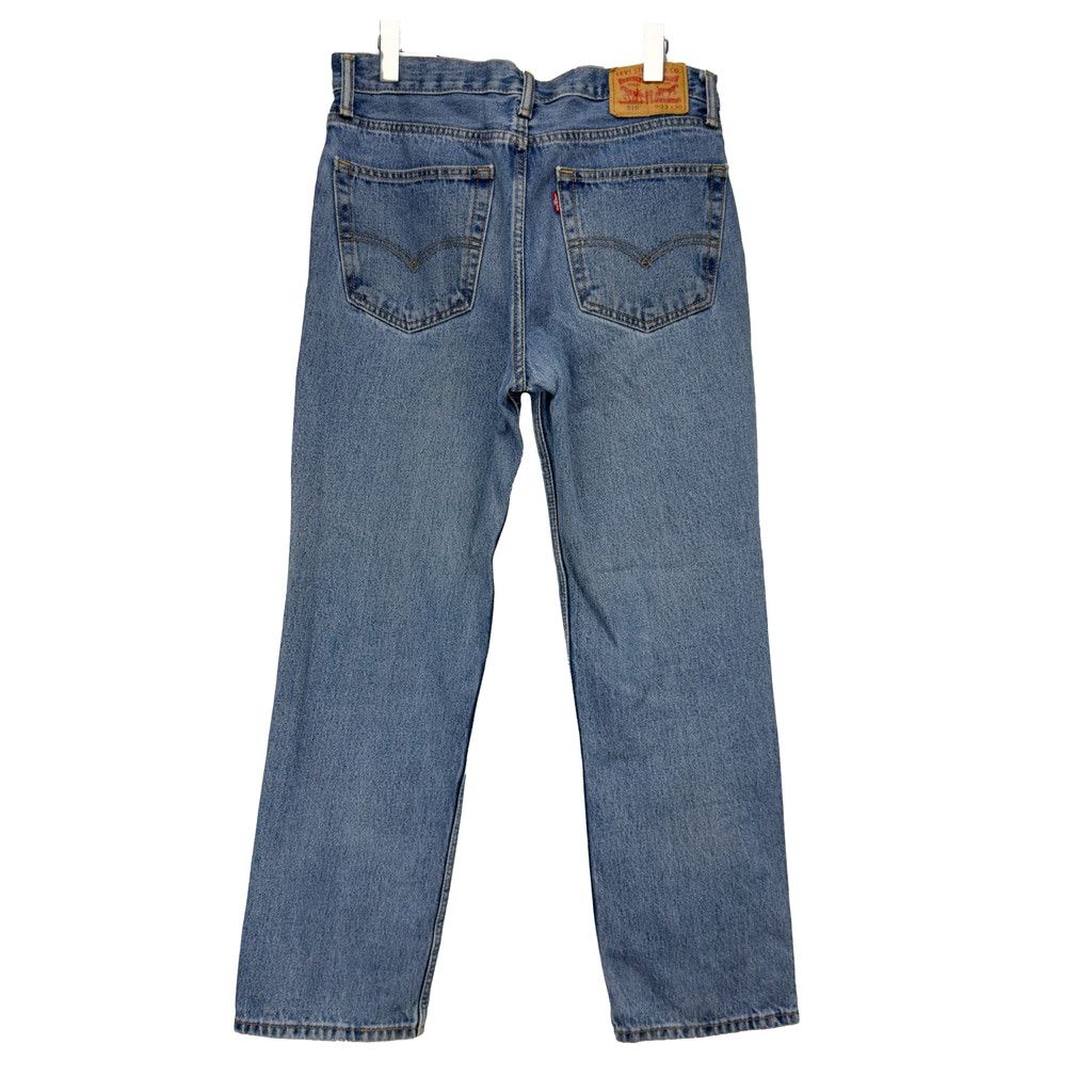 Levi's LEVI'S Mens 516 Slim Straight Fit Jeans Denim Cotton Blue Size US 33 - 3 Thumbnail