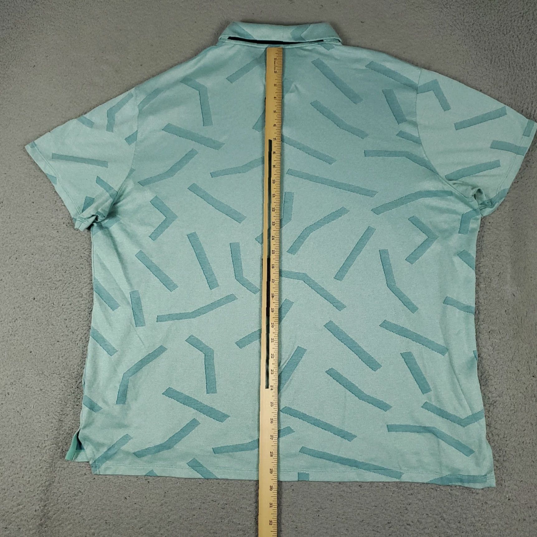Nike Nike Polo Shirt Mens 2XL Turquoise Swoosh Golf Casual Short Sleeve Polo Men's 2XL Nike Golf Turquoise Short Sleeve Polo Shirt Mens Size US XXL / EU 58 / 5 - 4 Thumbnail